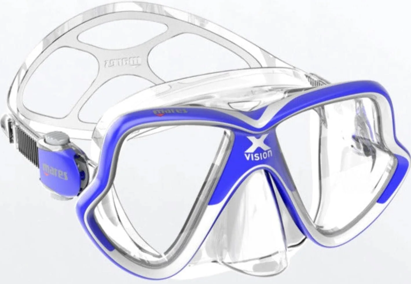 Mares X-Vision Mid 2.0 Dive Mask Blue/White