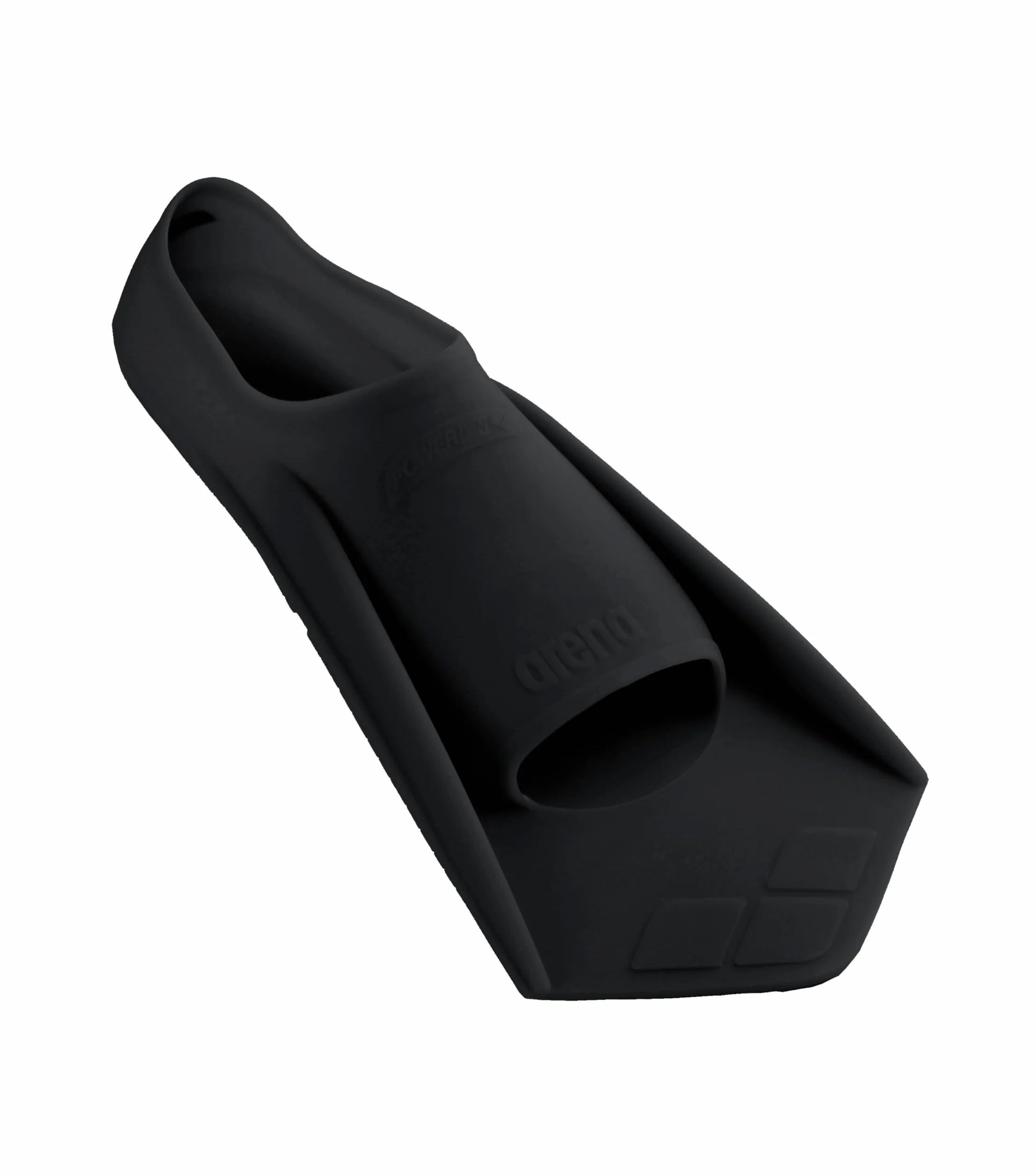 Arena Powerfin Aletas de Entrenamiento para Piscina, 100% Silicona, Cortas y Cómodas para Adultos