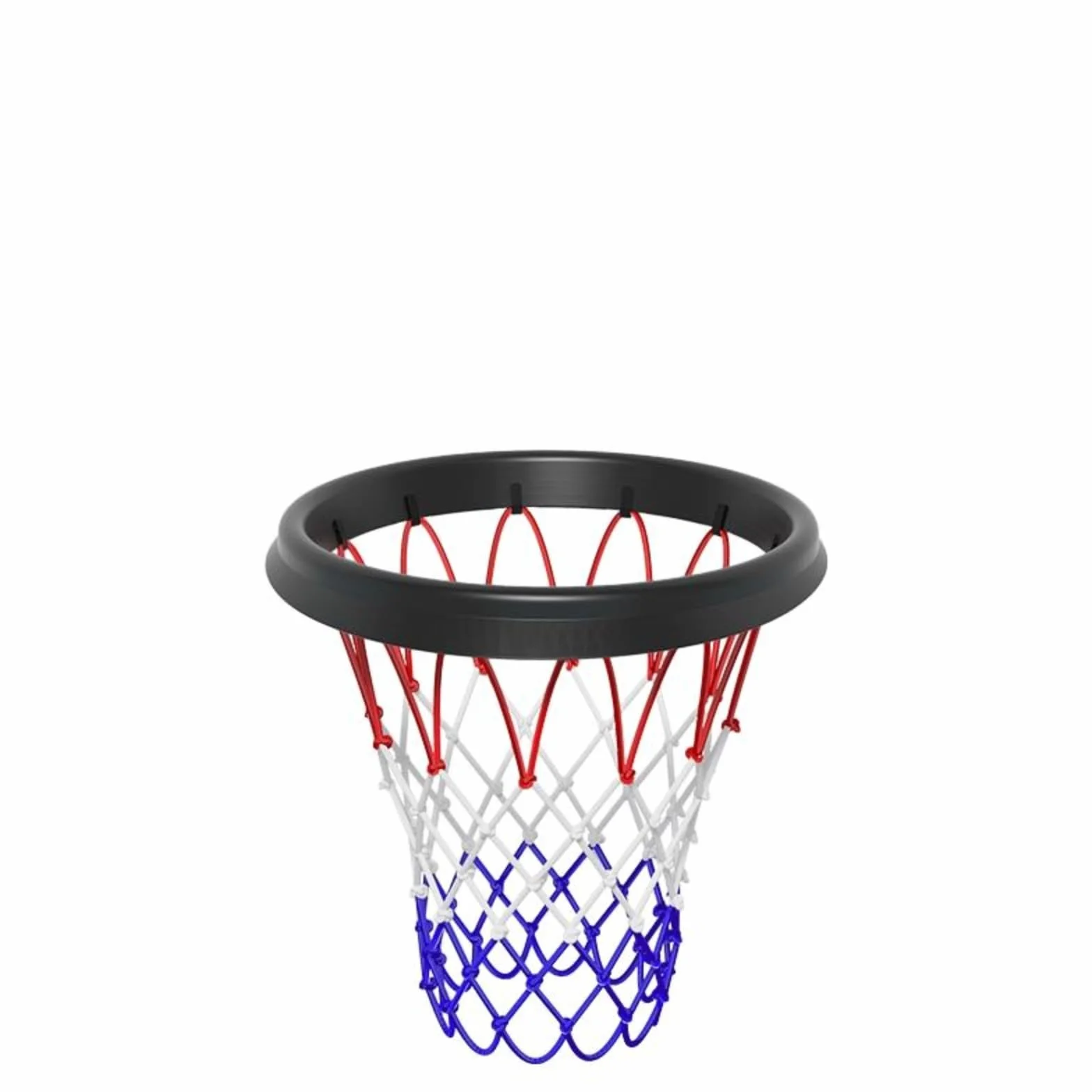 Red de baloncesto portátil de repuesto, red de baloncesto para todo tipo de clima para cilindro de borde de canasta de baloncesto, red de baloncesto universal a prueba de látigo, se adapta a llantas