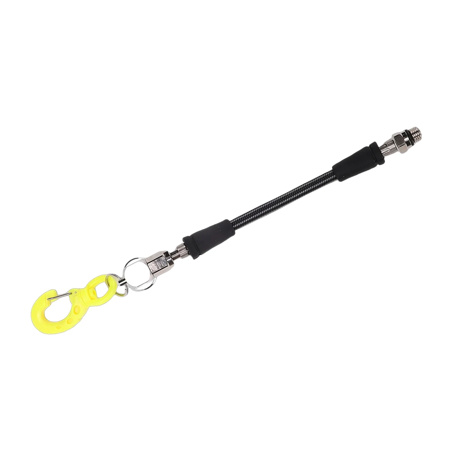 EMUKOEP Medidor de Presión de Buceo Pantalla Precisa Material Duradero de Fibra de Carbono ABS de Acero Inoxidable para Buceadores (15CM)