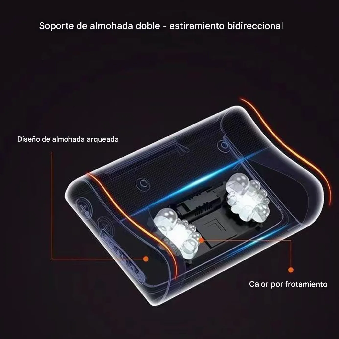 Cojín de Masaje Eléctrico para Hombros y Piernas, Tejido Profundo Portátil