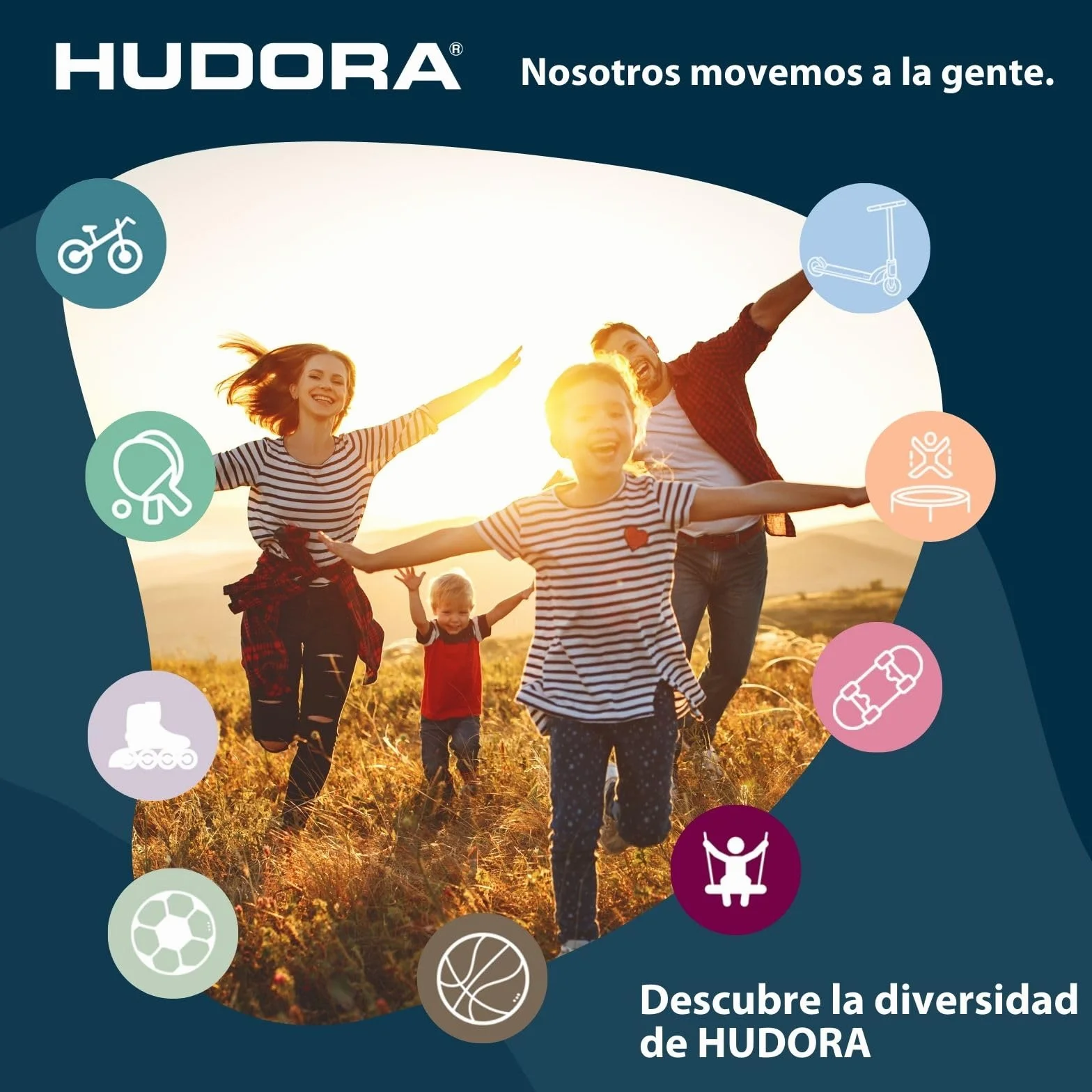 HUDORA BigWheel 205 Advanced Scooter - Patinete de Aluminio cómodo para hasta 100 kg - Patinete Plegable y Ajustable en Altura - Scooter para niños/Adolescentes y Adultos