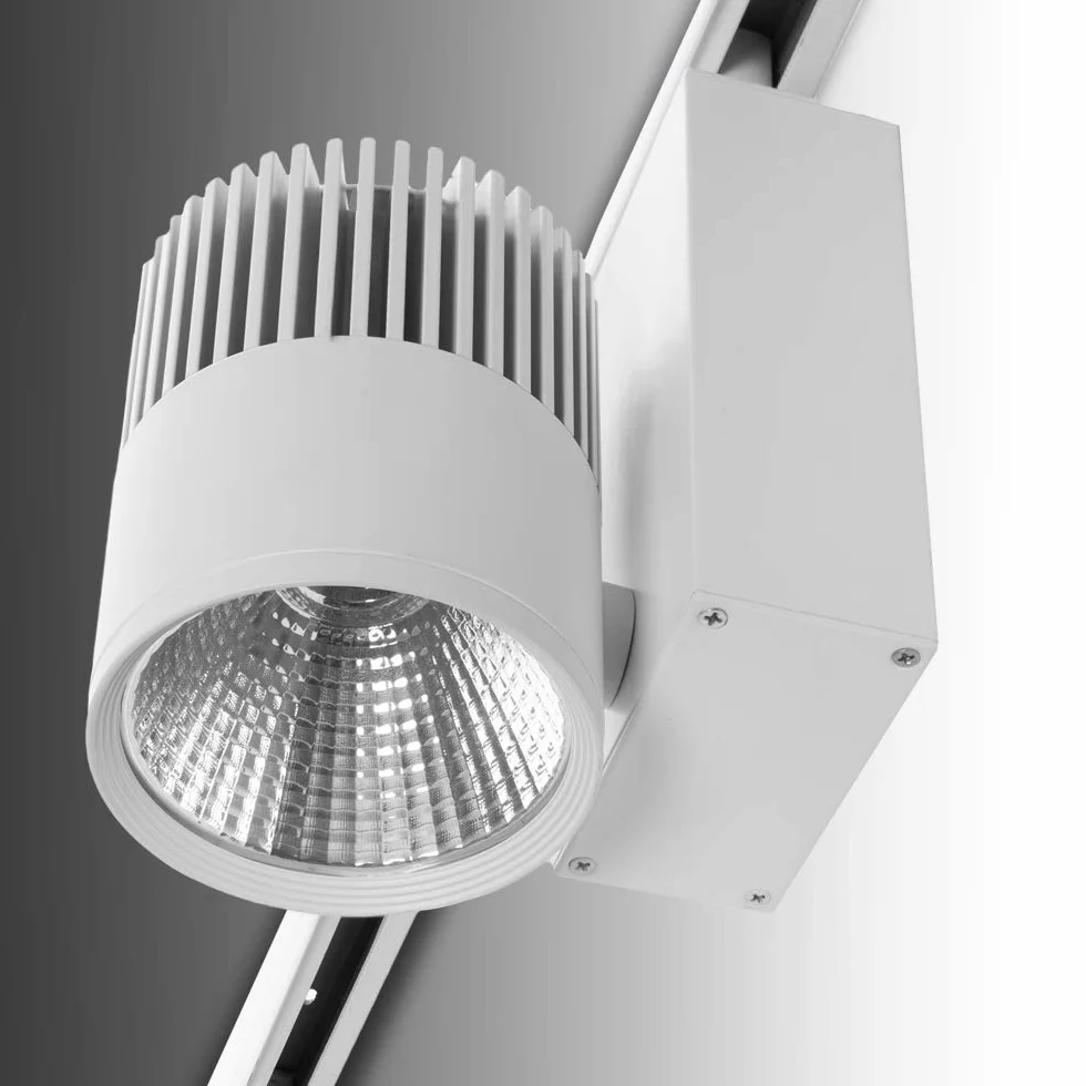 Greenice Foco de Carril LED 30W 2538Lm CRI90 2700ºK Trifásico UGR17