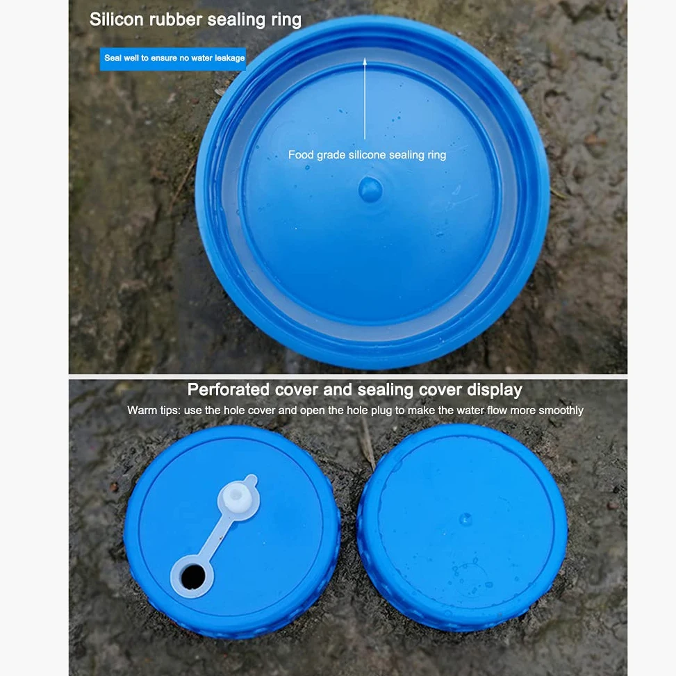 Starnearby Bidón de agua de 5 L ~ 22 L, con grifo, depósito de agua, portátil, depósito de agua, bidón de agua potable, sin BPA, para exterior, camping, almacenamiento de bebida (22 L)