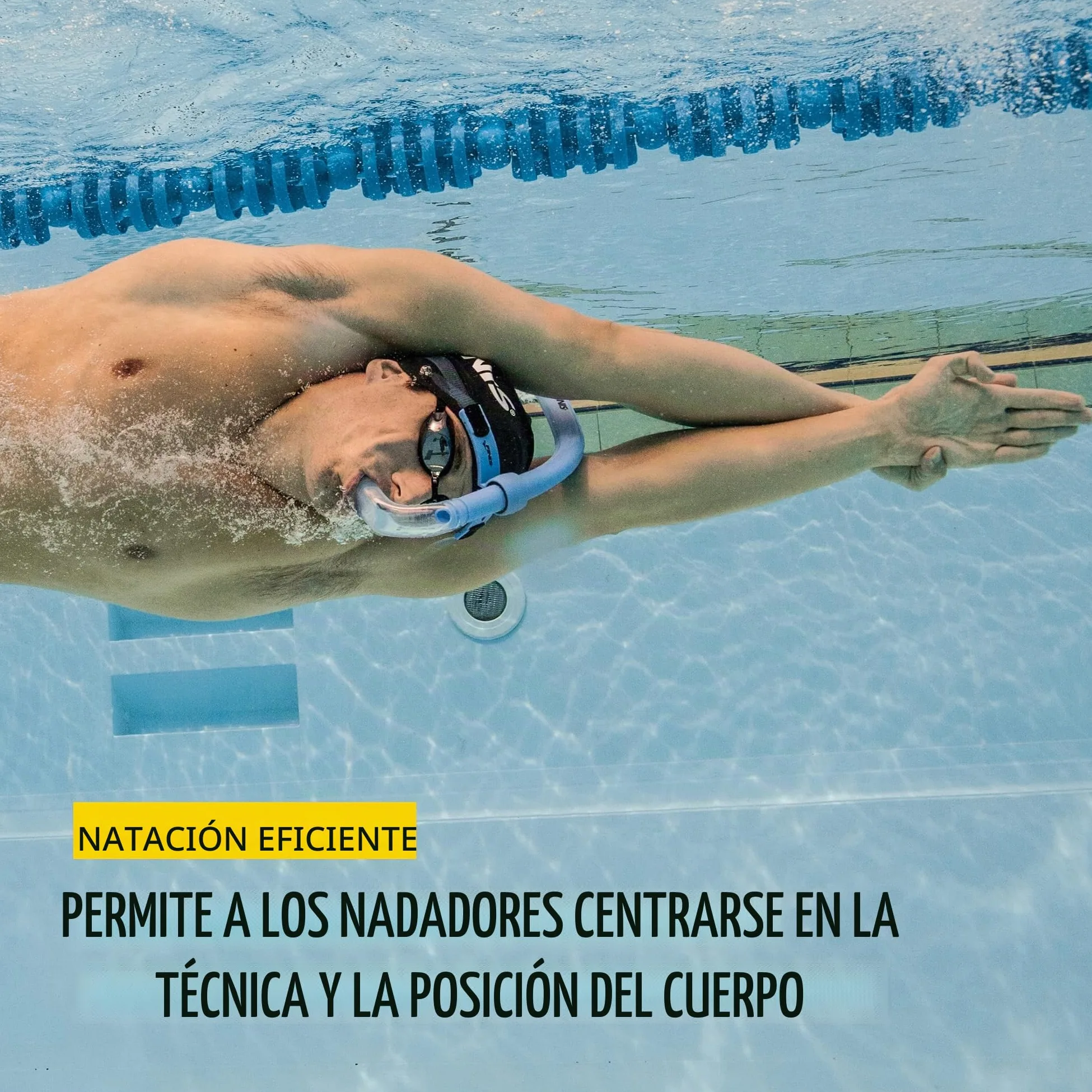Finis Glide Tubo de respiración para natación, Unisex Adulto