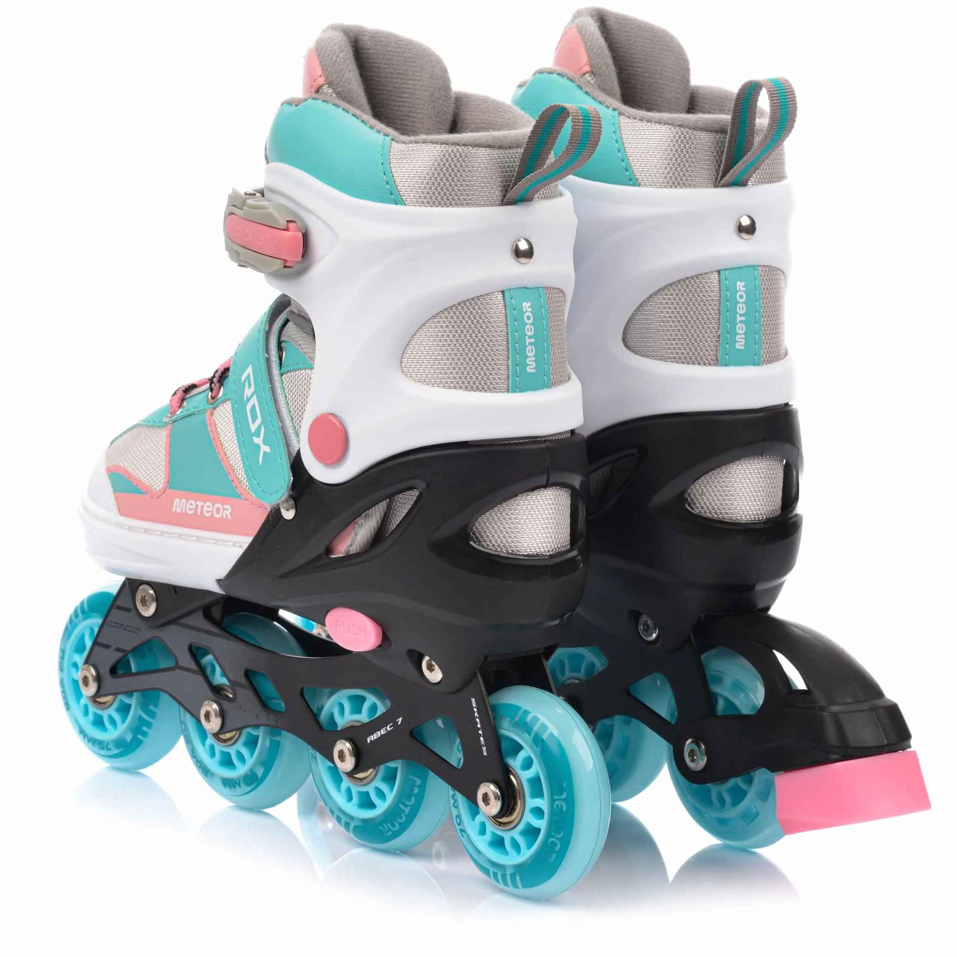Patines Línea Ajustables para Niños ABEC7 Forro Interior Tamaño Ajustable
