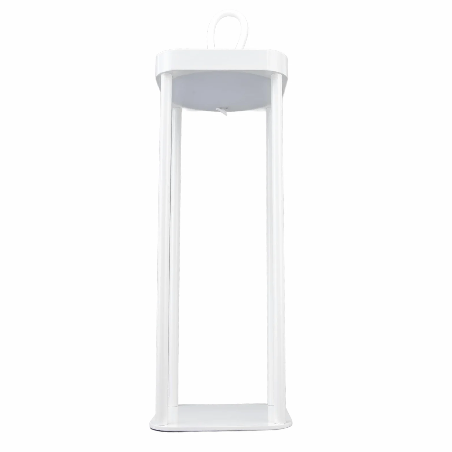 Linterna LED Luz de Camping Recargable USB Atenuación Ajustable para Actividades Al Aire Libre 400 Mm Aleación de Aluminio 5000 MAh (Blanca)
