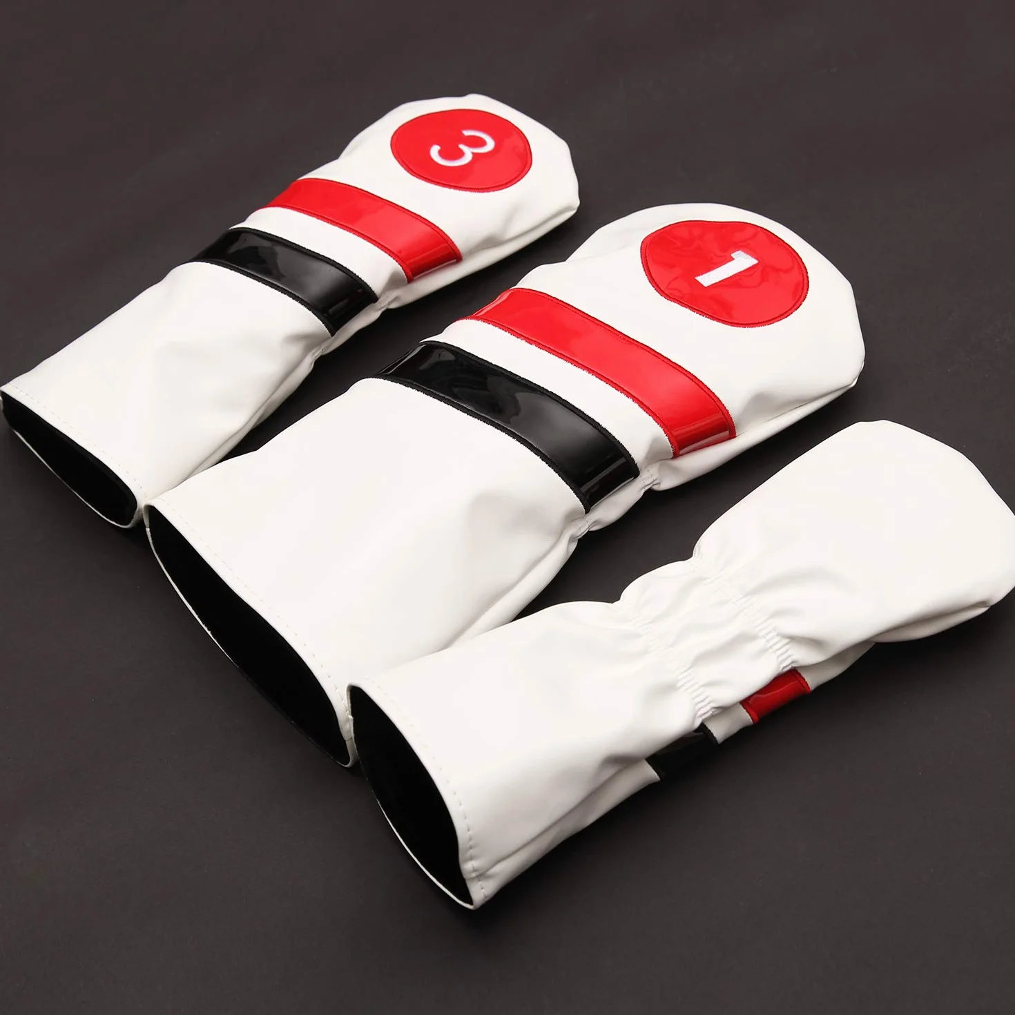 Juego de 3 fundas para cabezas de palos de golf para Driver y Fairway Wood