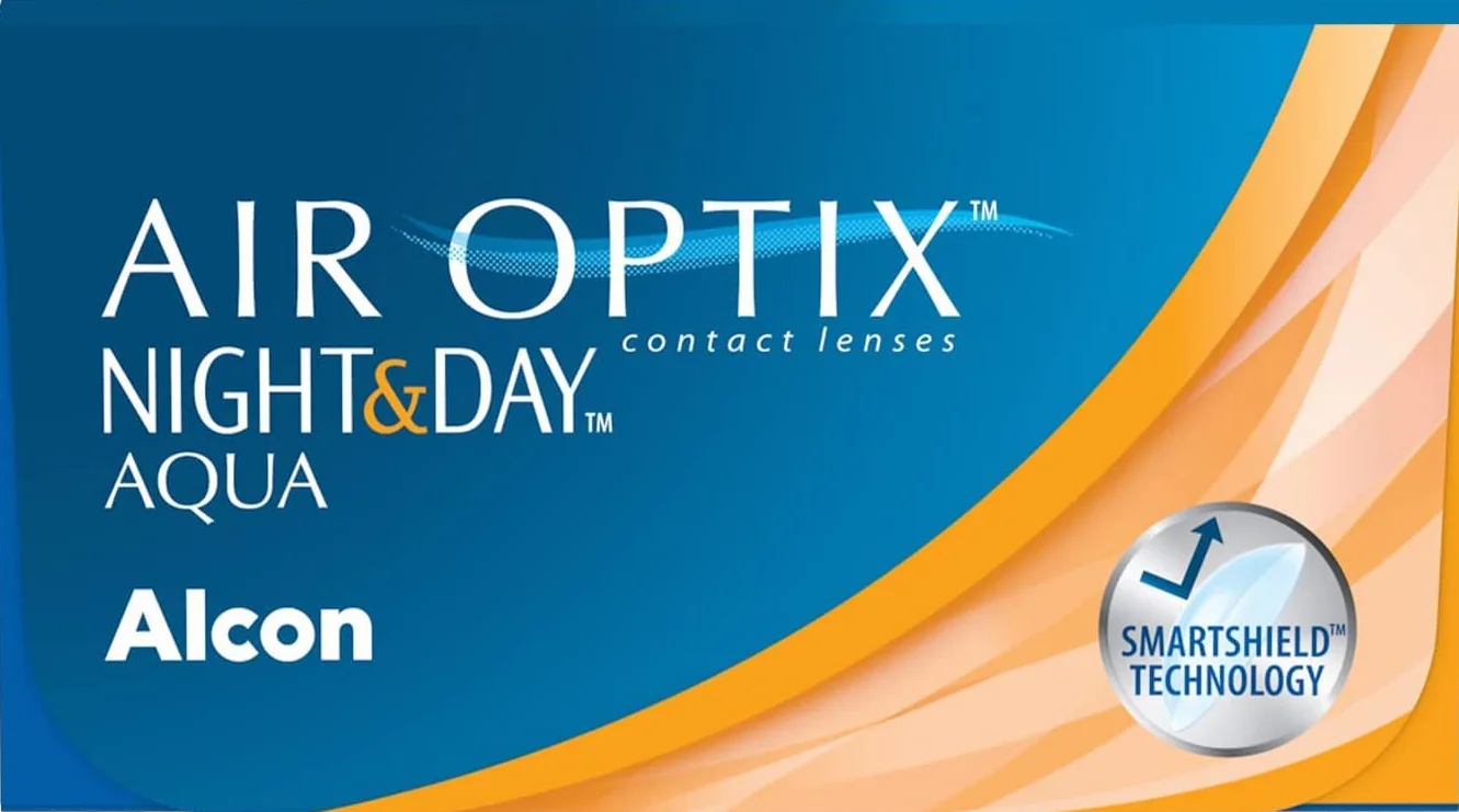 Air Optix Night & Day Aqua Lentes de contacto mensuales Pack 6 R 8.6 mm D 13.8 mm 0 Diopt