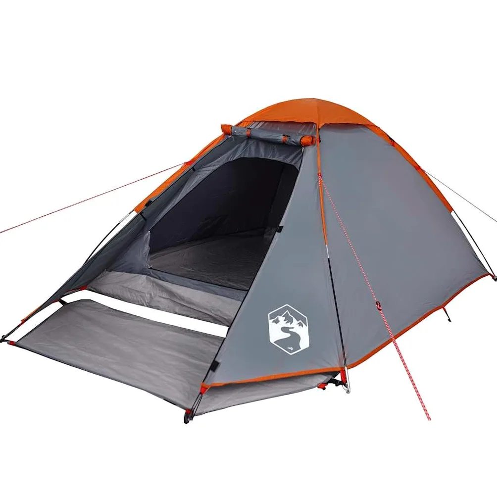 Tienda de campaña domo para personas, verde, impermeable, poliéster en T con revestimiento de PU, tienda ligera para trekking al aire libre con bolsa de transporte