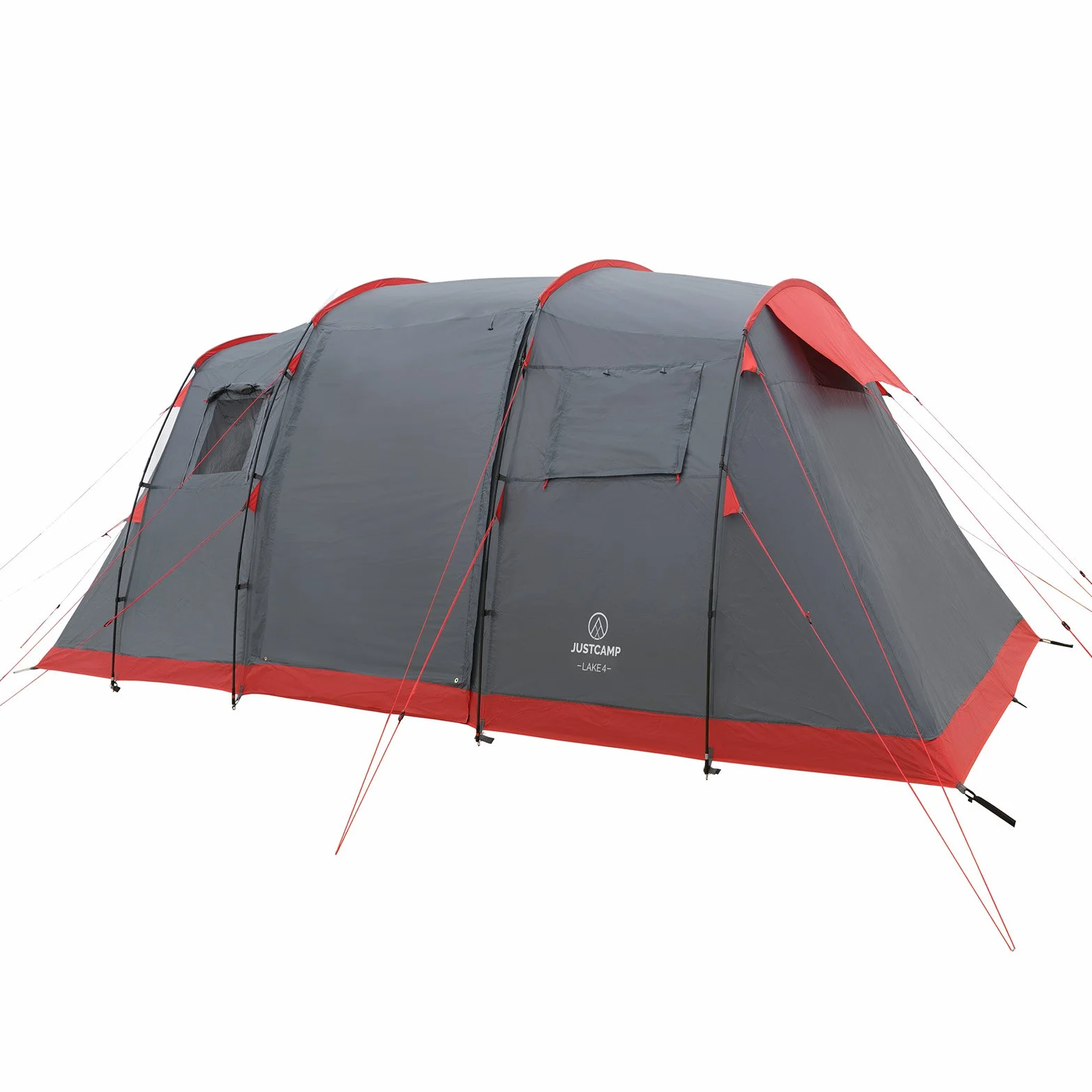 JUSTCAMP Lake 4 Tienda de Campaña Familiar 4 Personas (470 x 230 x 190 cm)