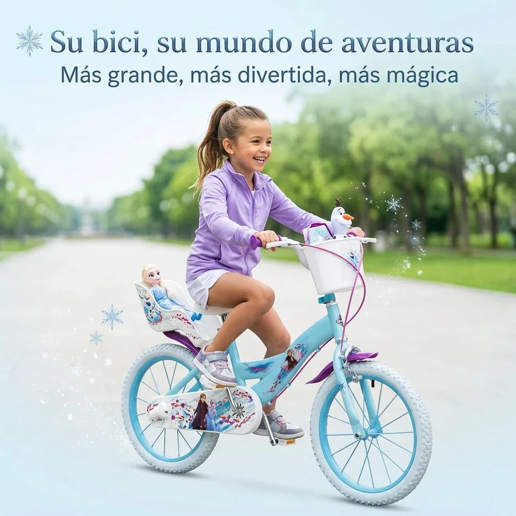 TOIMSA Bicicleta 16" Frozen Huffy 5/8 Años