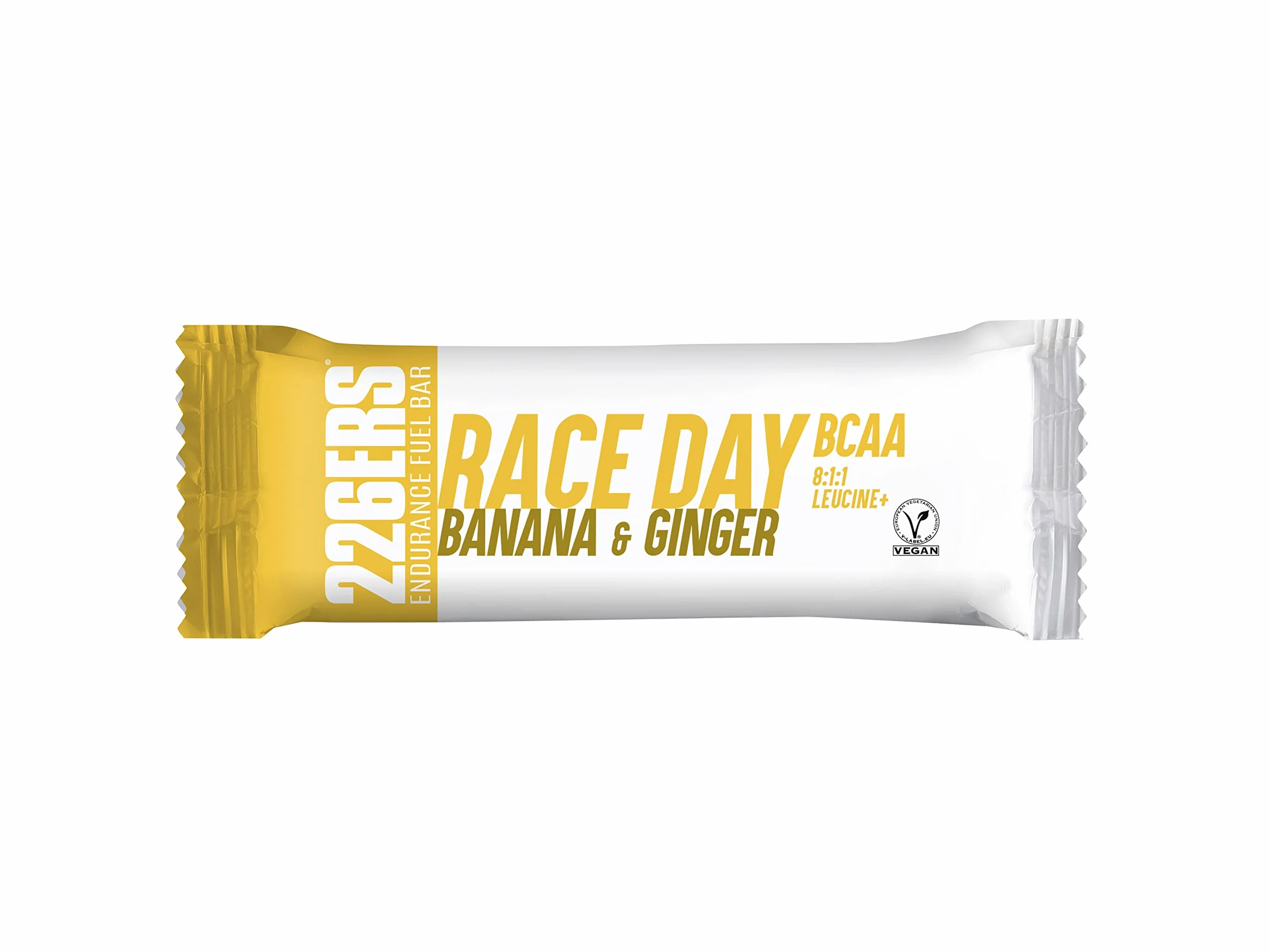 226ERS Race Day Bars Barrita Energética Veganas Sin Gluten Plátano y Jengibre 40g