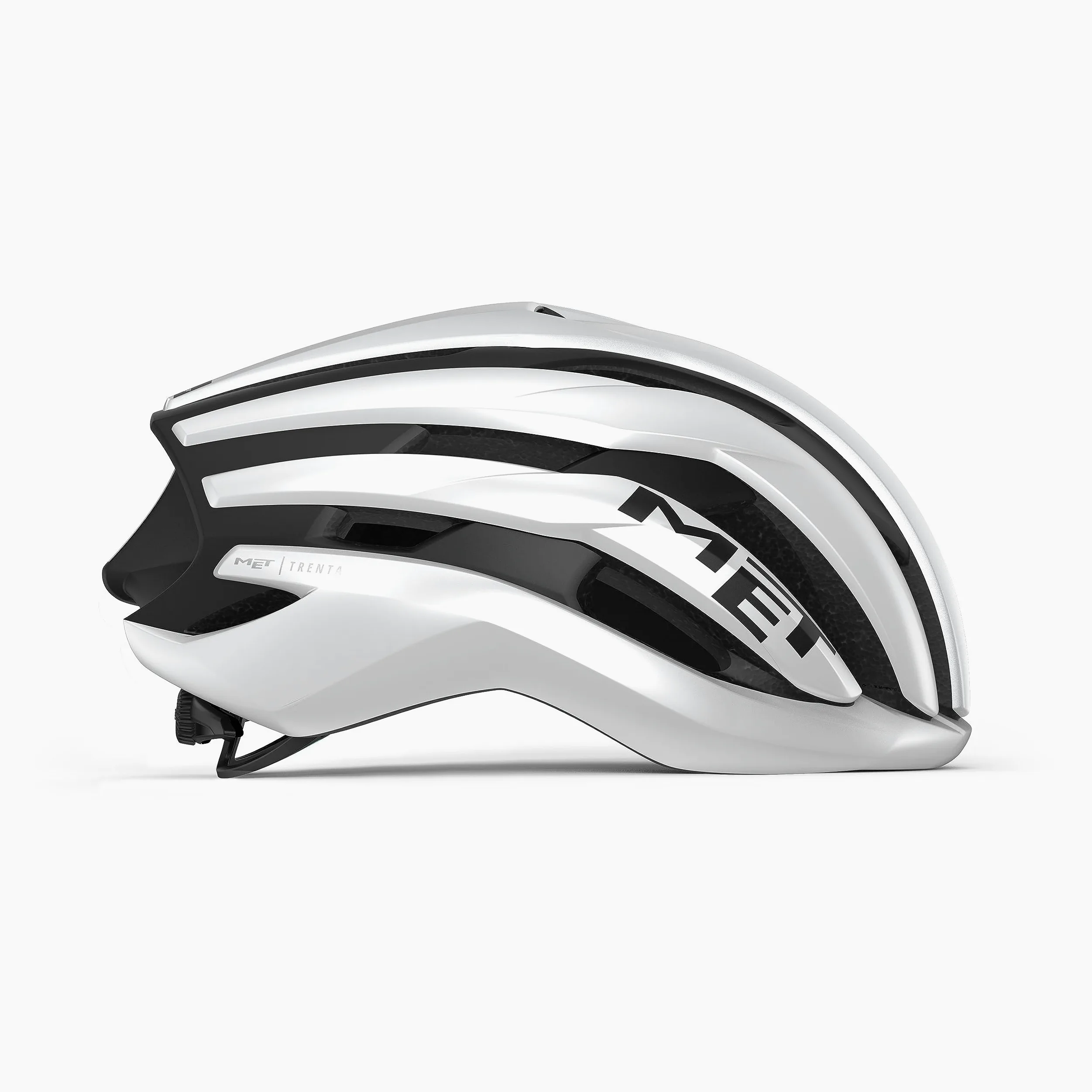 MET Casco Trenta M(56-58), Adultos Unisex, Multicolor (MIPS Blan/Ne)