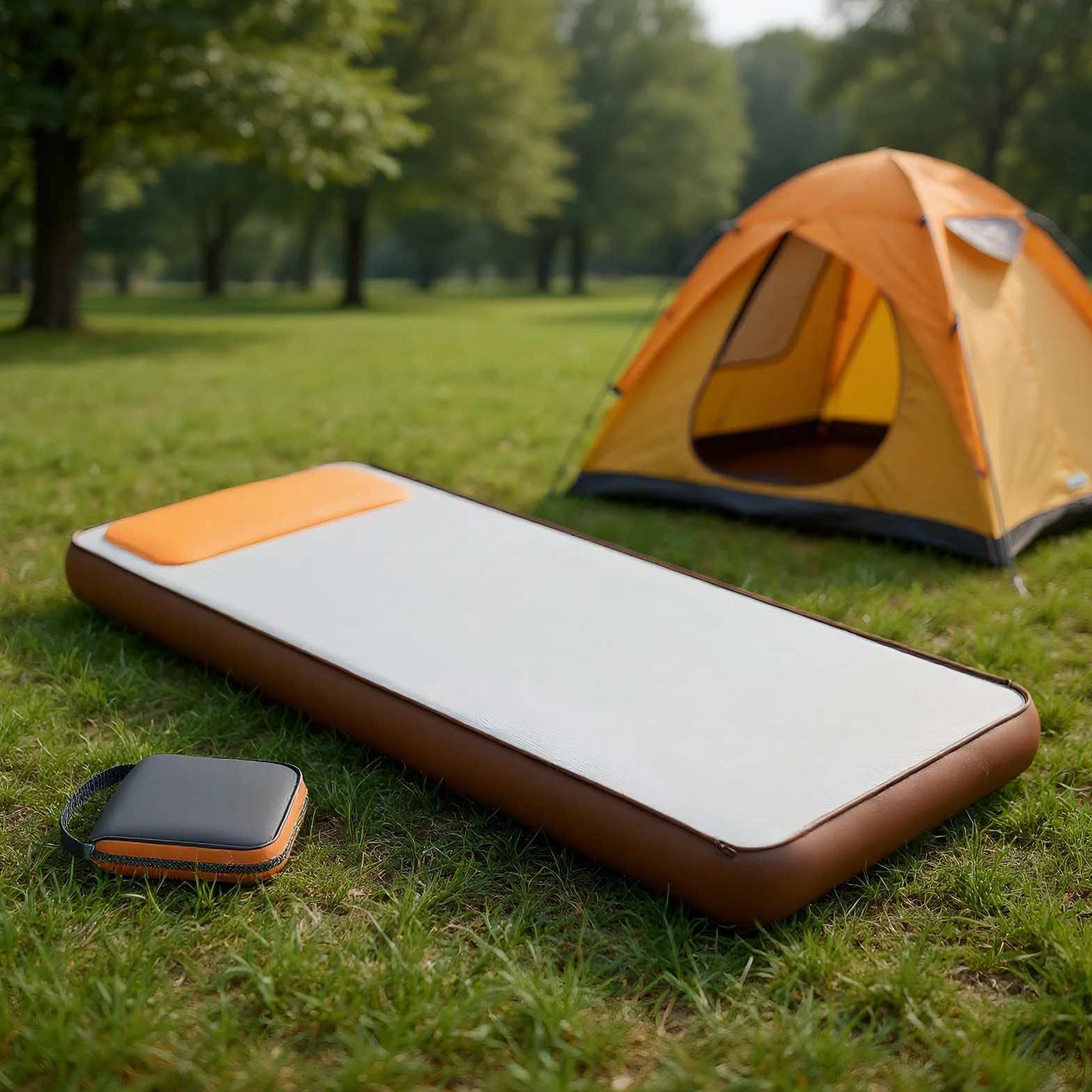 Genérico Colchoneta autoinflable para Camping Colchón cojín Plegable Cama | Colchón Autoinflable Para Camping Equipo De Viaje Portátil Plegable Para Coche Camión SUV Furgoneta Autocaravana Playa Y