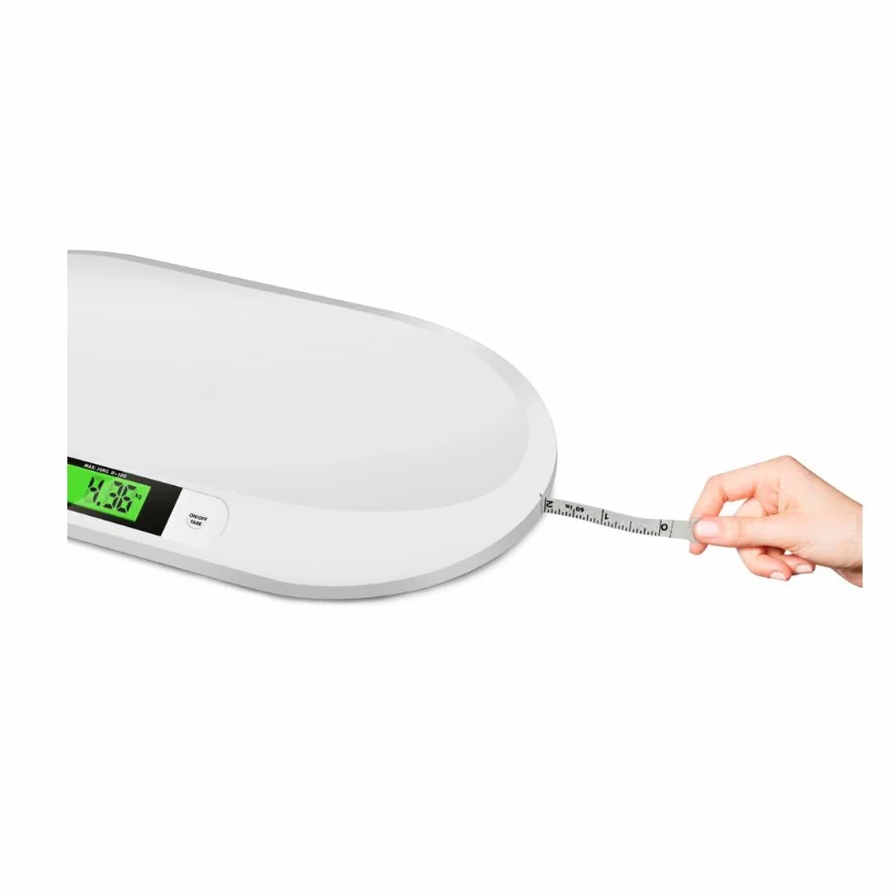 Báscula digital para bebés y niños 20 kg con pantalla LCD apagado automático tara