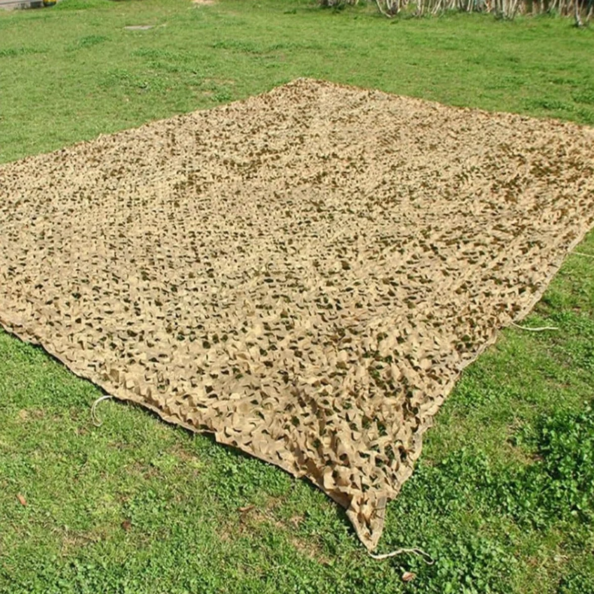 Genérico Red De Camuflaje, Red De Sombra Exterior para Caza, Protección Solar, Camping, Paisaje Forestal, Jardín, Fiesta, Decoración(4x20 M)