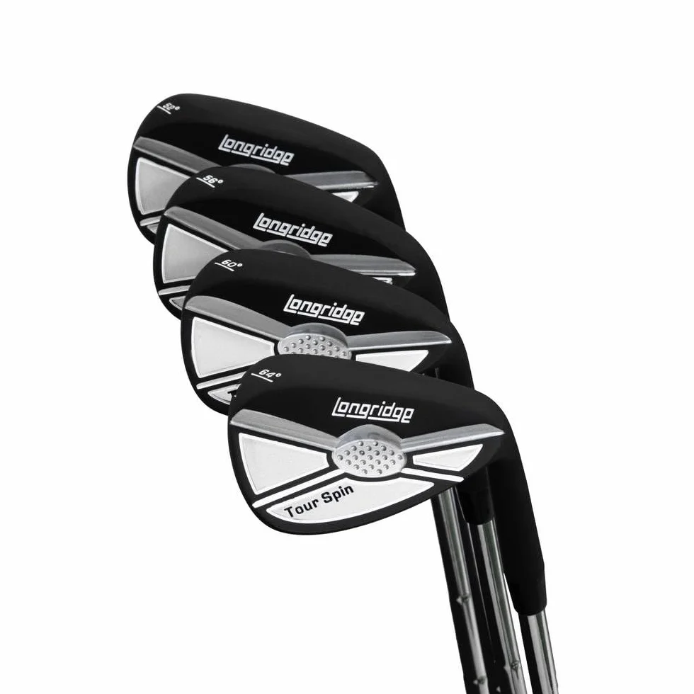 Longridge Tour Spin Cuña Golf Negro