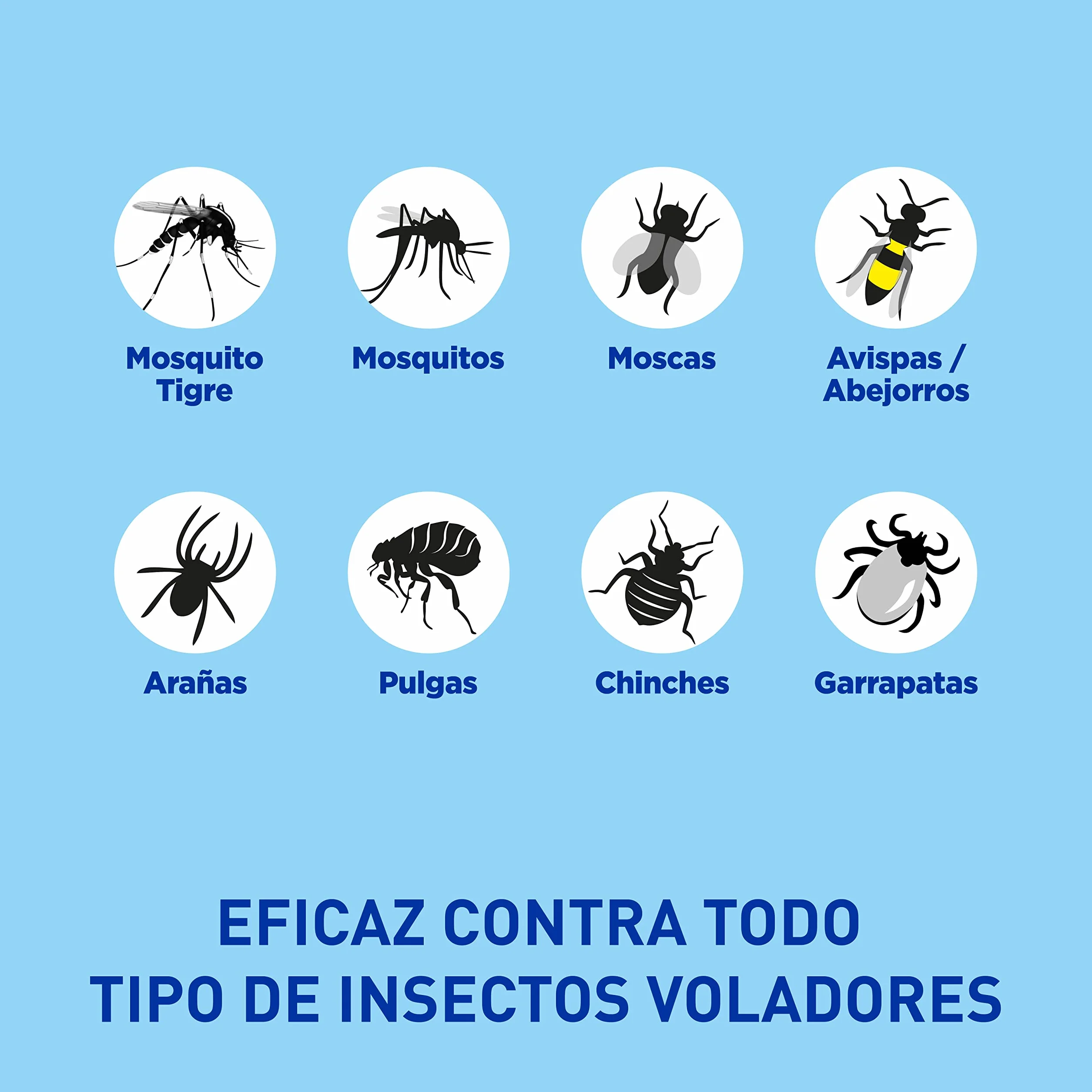 Orion Insecticida en Aerosol 2en1 Mata y Protege contra Moscas y Mosquitos 600 ml
