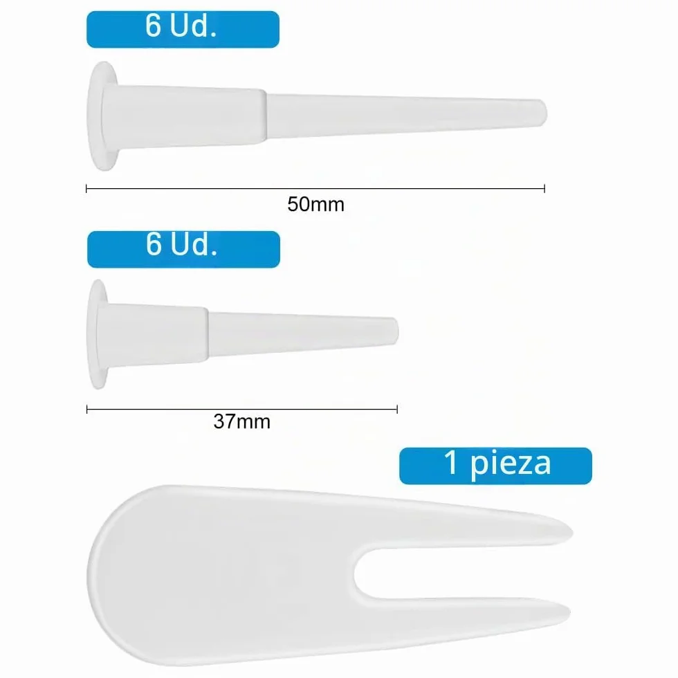 12 Piezas Tapón para Pelota de Ejercicio, Pelota de Yoga Pelota de Ejercicio Fitness Tapón de Aire Pin Adaptador Kit con 1 Pieza Extractor de Tapón para Pelota de Ejercicio Fitness Cama