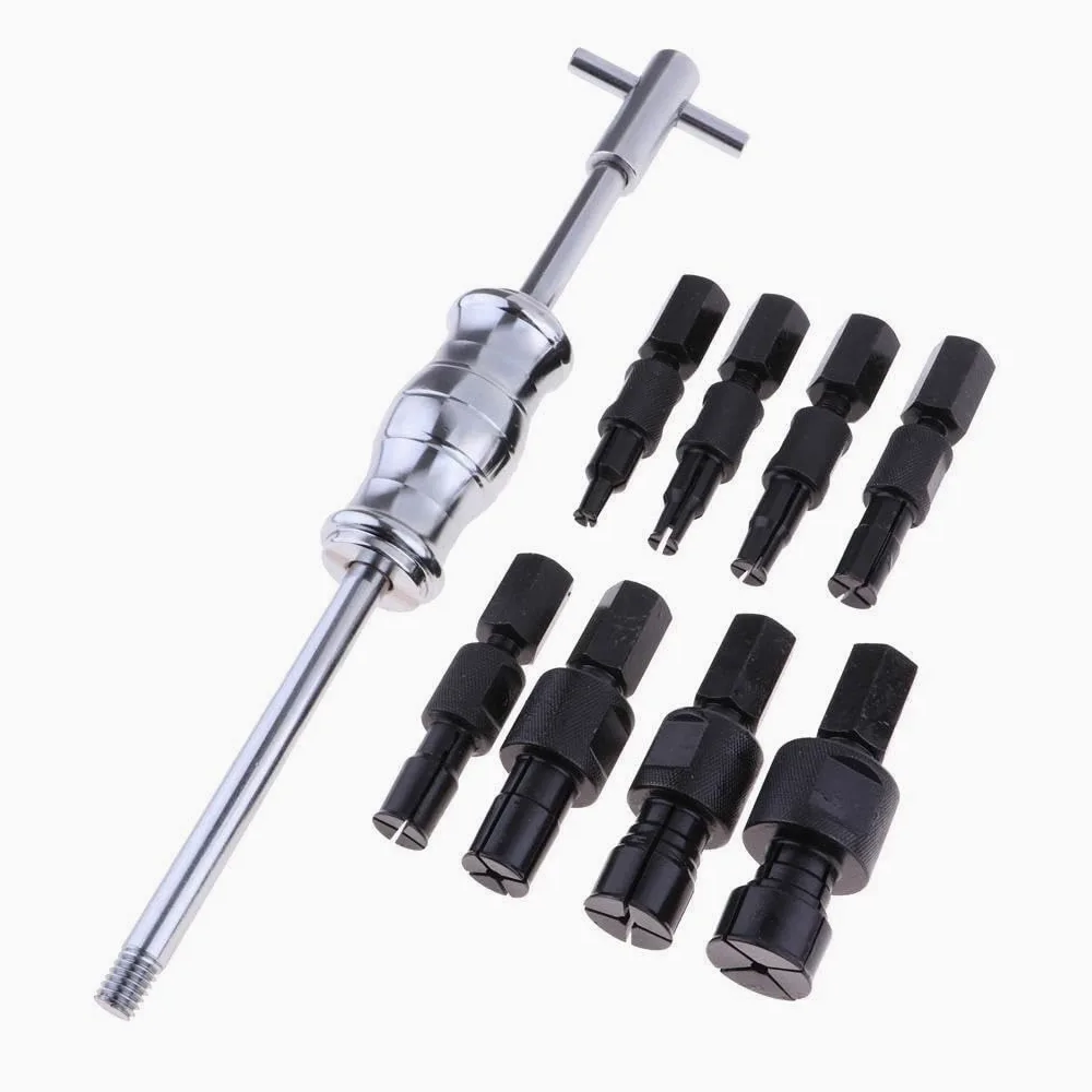 Extractor de rodamientos Profesional para Bicicletas, Herramienta extractora con Juego de Pinzas versátiles para diversas Aplicaciones. Incluye 4