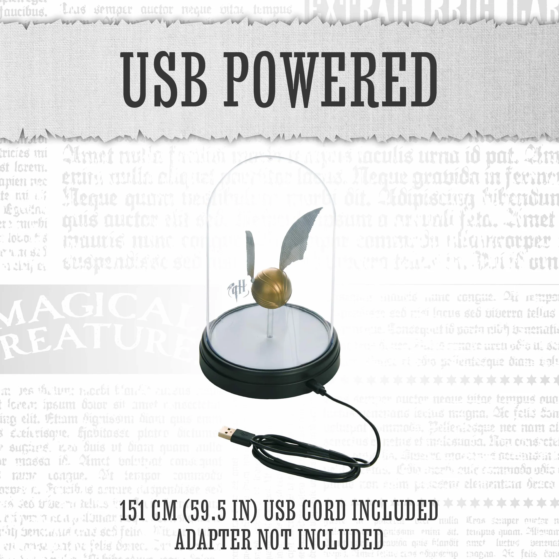Paladone Harry Potter lámpara Snitch dorada