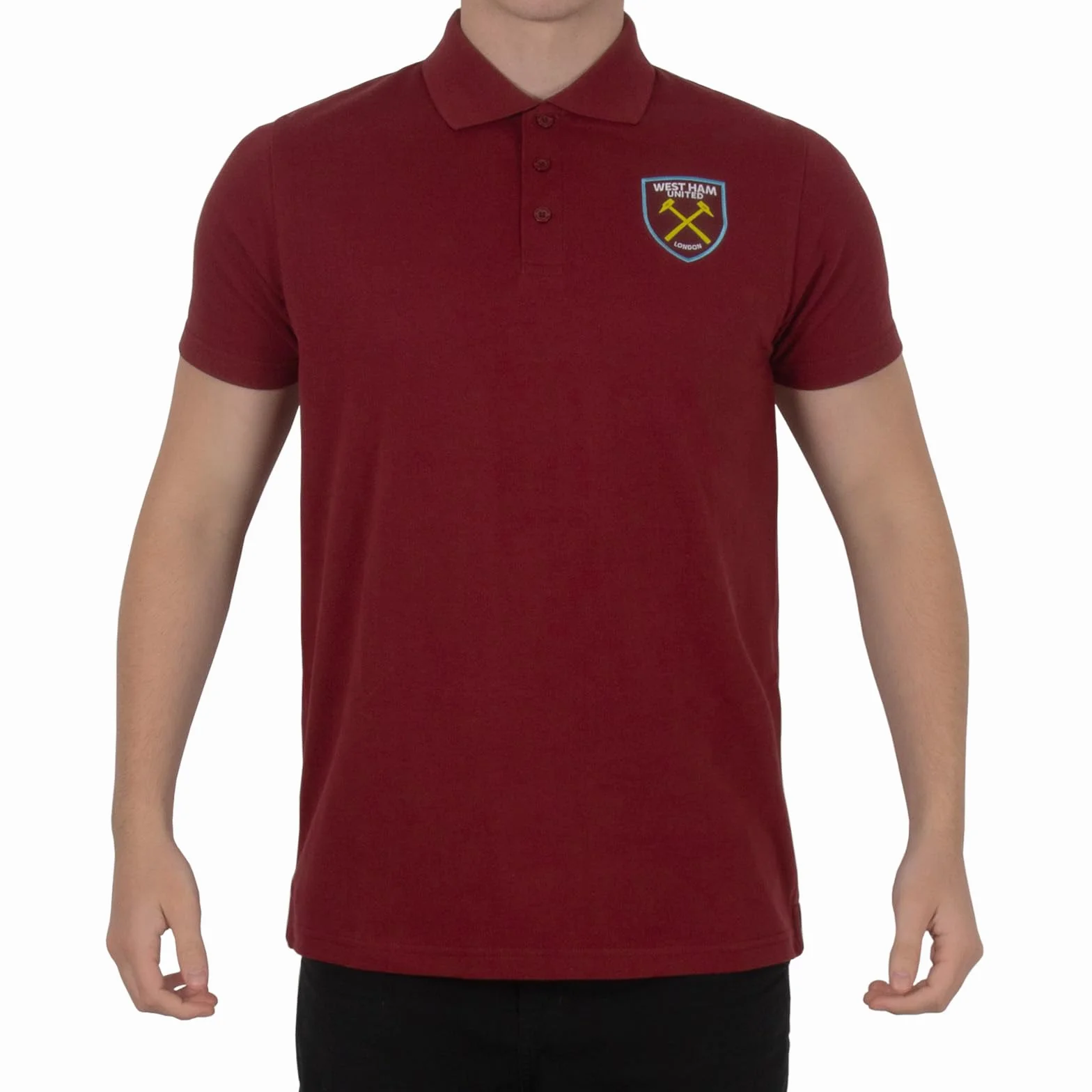 West Ham United FC Polo Oficial Hombre Escudo Club