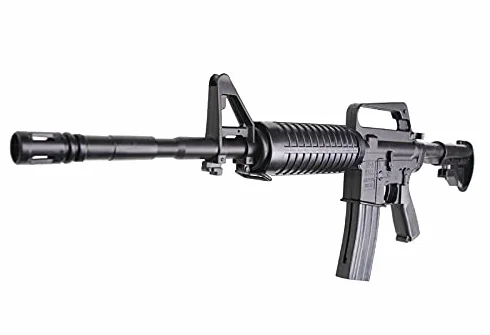 2EAGLE Fusil de Airsoft Well M4 MR711 - Modelo de Muelle - Amarre/Disparo Manual - Color: Negro - Potencia 0,5 Joule