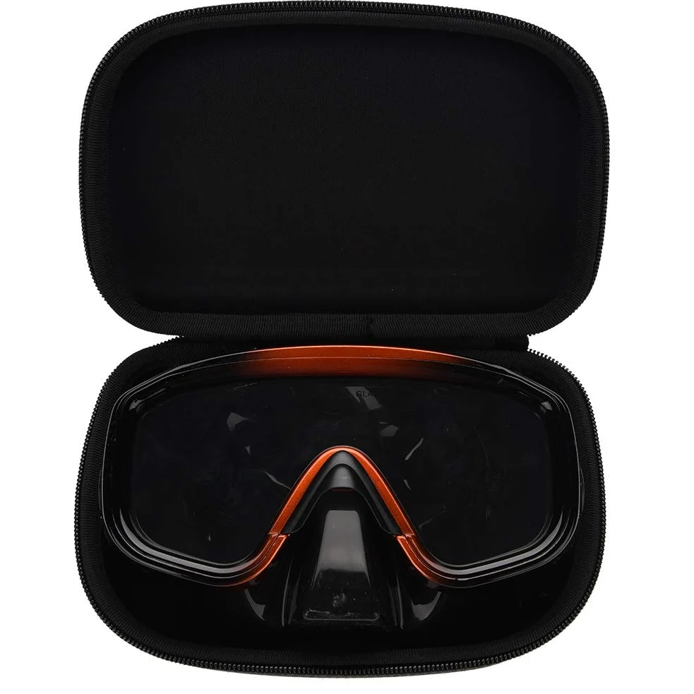 Gafas de Buceo, Snorkel de Gran Angular, Máscara de Natación Subacuática, Gafas de Snorkel con Estuche de Transporte