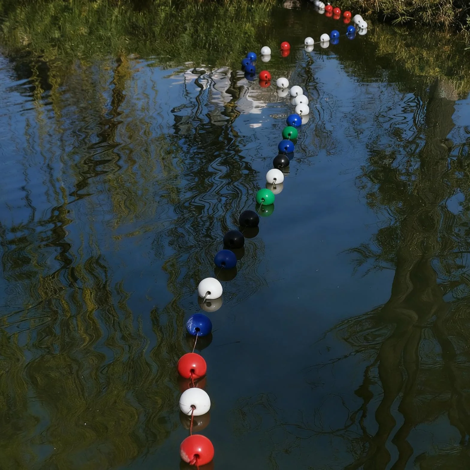Boya Flotante Bola de Agua Flotador Náutico Accesorio de Cuerda Lanzable Construida en PVC Resistente Adecuada para Natación Piscina Activ