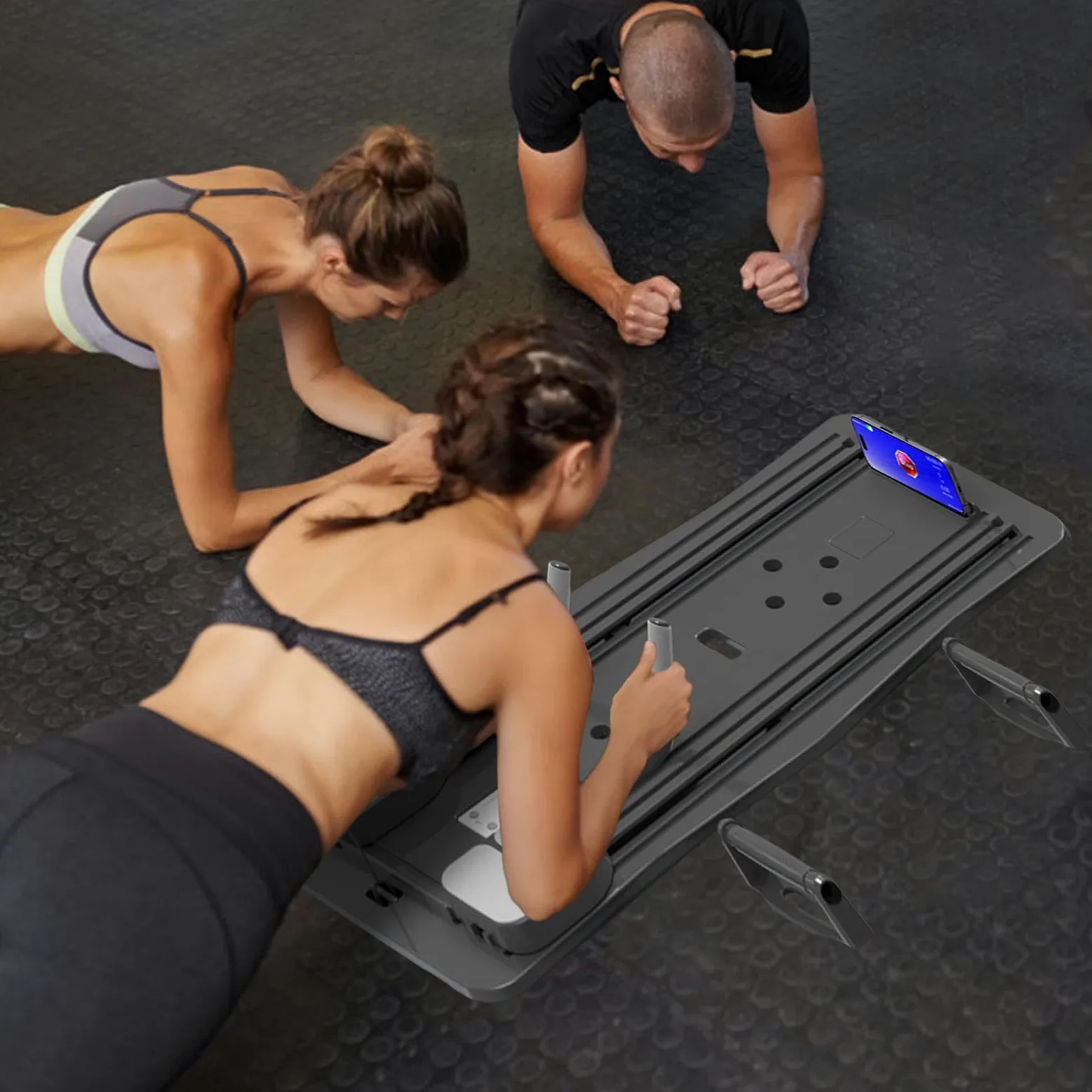 Tabla de ejercicios: equipo de entrenamiento, tabla de ejercicio de pecho y abdominal, rodillo abdominal de alta resistencia, equipo de pilates, equipo de entrenamiento que ahorra espacio para mujeres