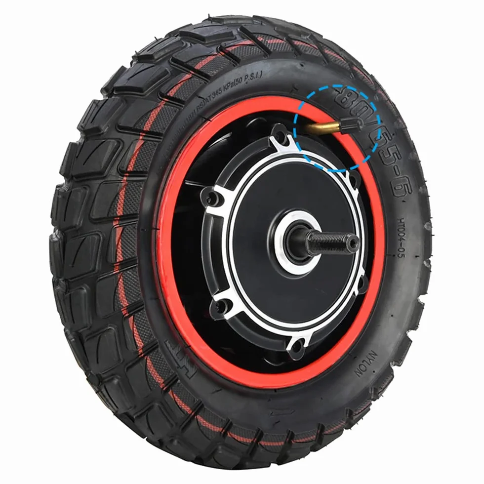 E Scooter Motor 10 pulgadas 48V 500W para Kugoo M4/M4PRO Neumáticos Inflables Rueda Trasera