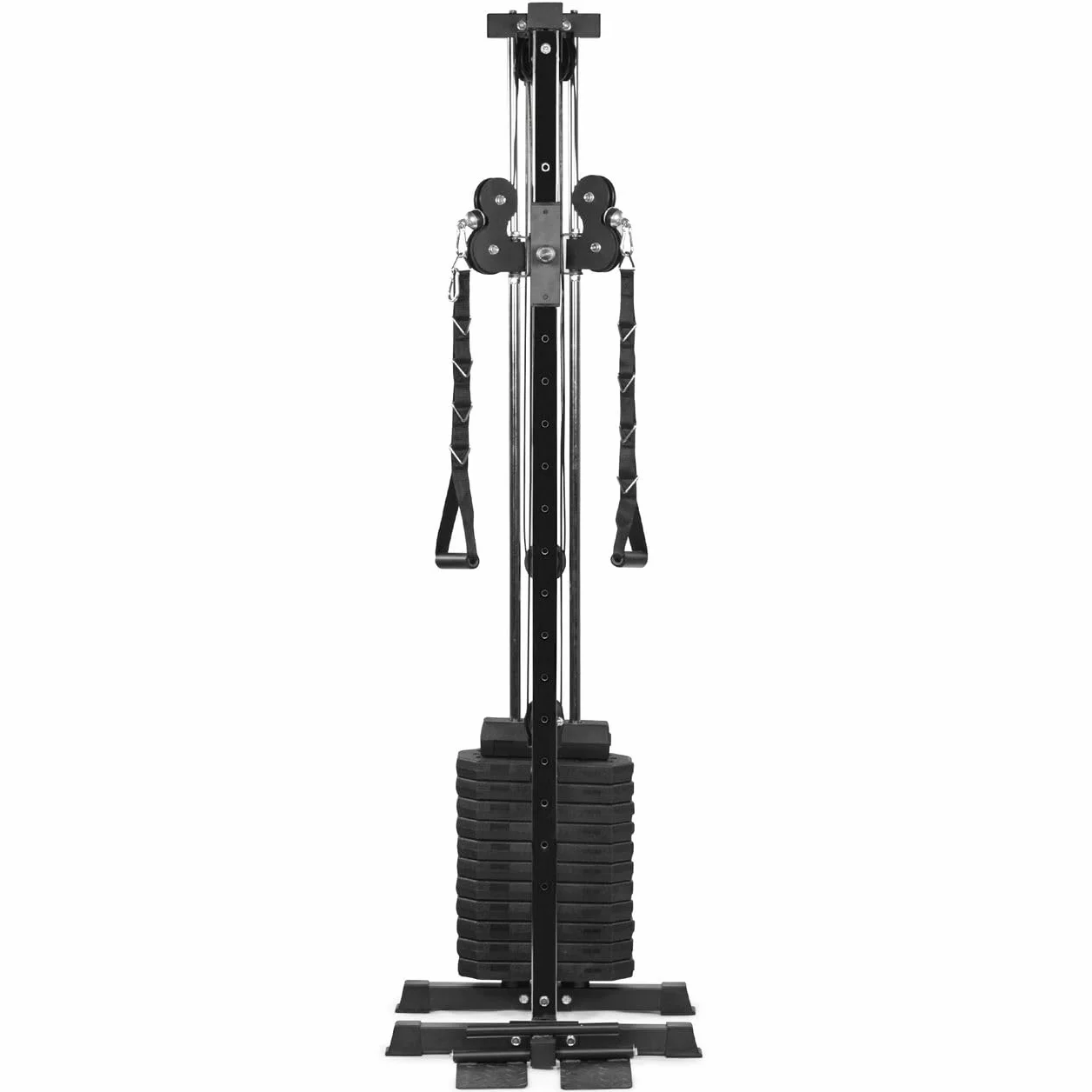 DIONE CW60 – Single Pulley – Cable Crossover – con Pesas de 60 kg – Espandibile Fino a 90 kg – Montaje en Pared – Torre de tracción de Cable – Torre de tracción de polea