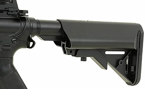 Fusil Rifle réplica Airsoft eléctrica CM.507 M4 Negra Cyma con batería, Cargador de batería y Cargador de Bolas hi-Cap