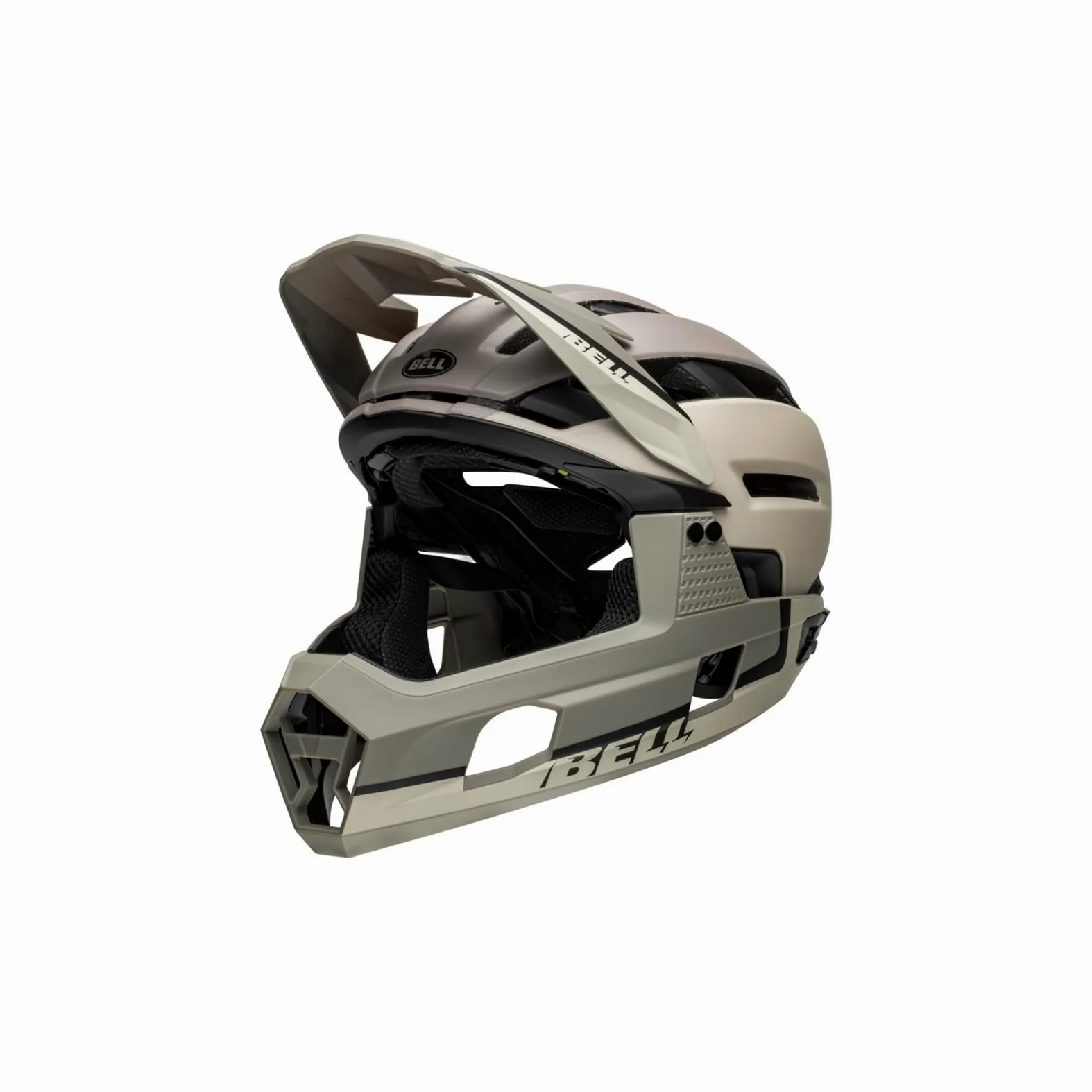 Bell Casco de Bicicleta Unisex Super Air R Spherical para Adultos, Cemento Mate, Gris, M