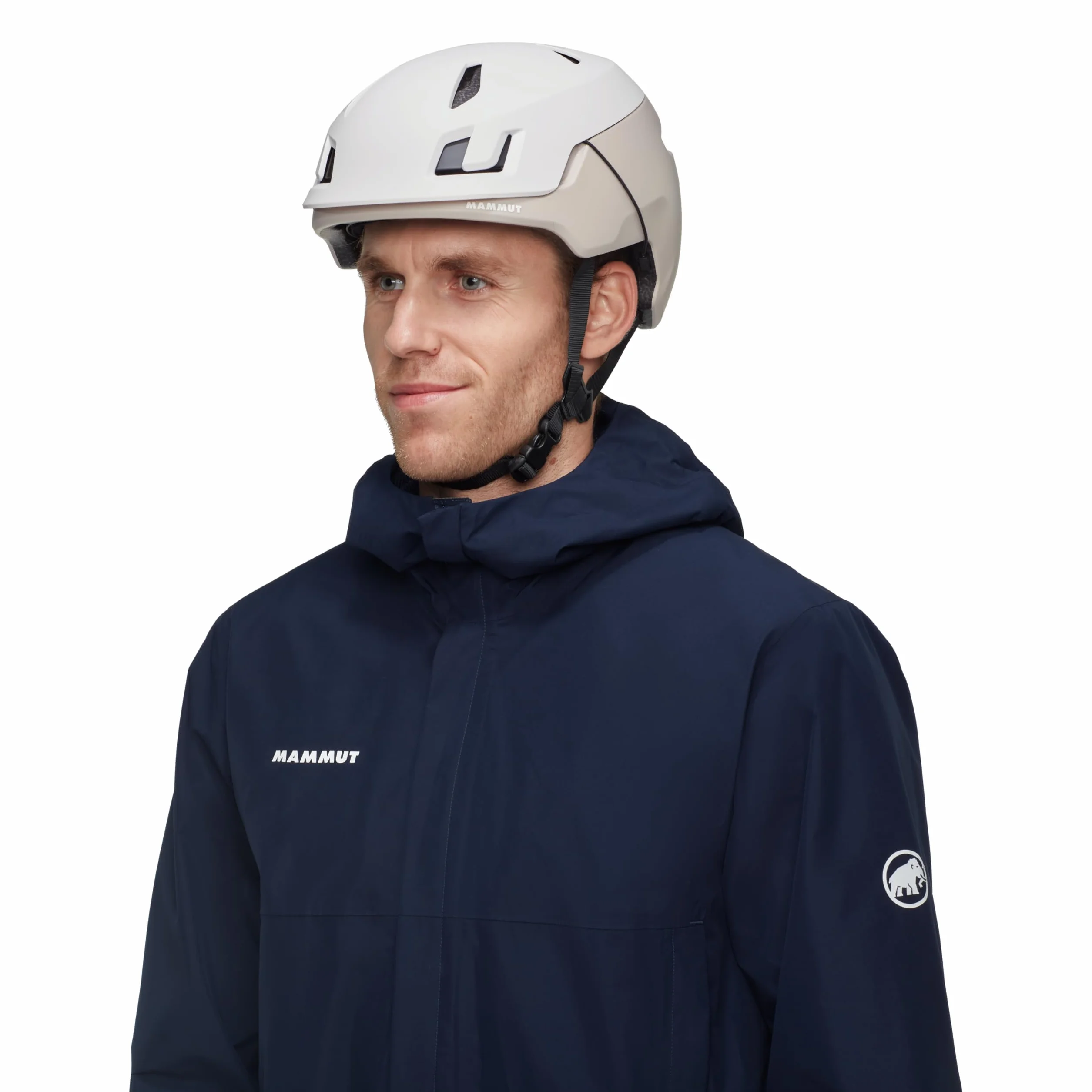 Mammut Casco Haute Route | para esquí, Ciclismo y Escalada, Accesorios de montaña | Blanco-Savannah, 51-55 cm