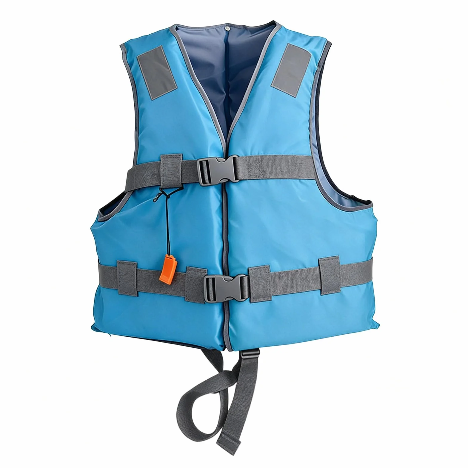Genérico Chaleco Salvavidas Ligero Turístico, 5 Tallas S-XXL Plegable con Silbato, para Vacaciones de Playa, Piscina y Turismo Acuático de Fin de Semana