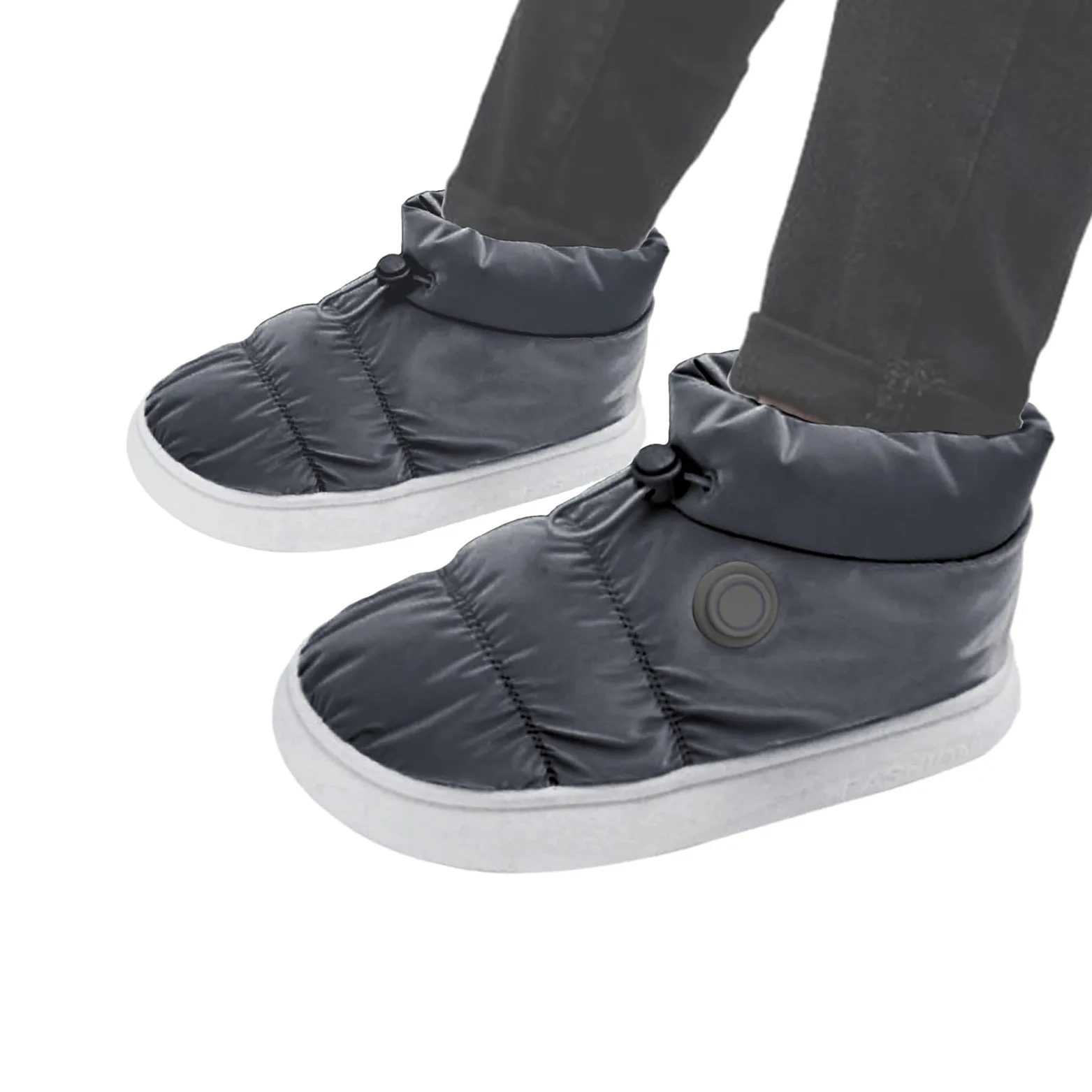 Calor, botas calefactadas - Unisex recargable eléctricamente aislado - Calentado para hombre Recargable, Calentadores de pies eléctricos, calefacción de pies térmicos, accesorios para el hogar