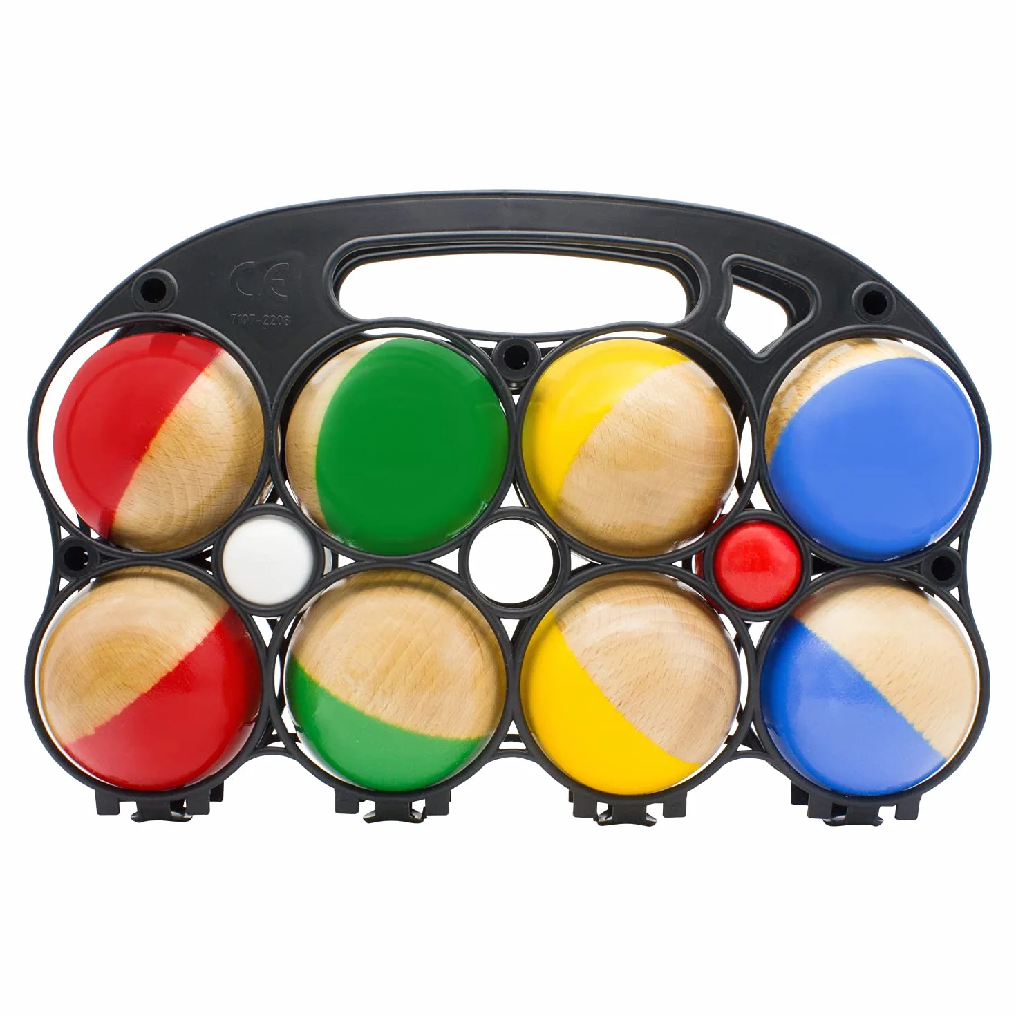 GICO Petanca Madera Maciza 8 Bolas 7 cm