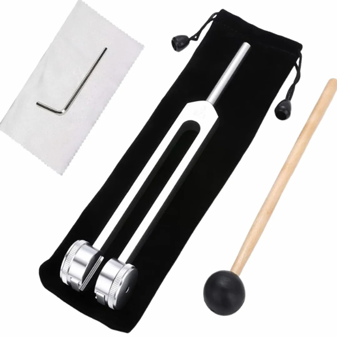 Diapasón de Aleación de Aluminio 128 Hz 4 Piezas Instrumento Musical