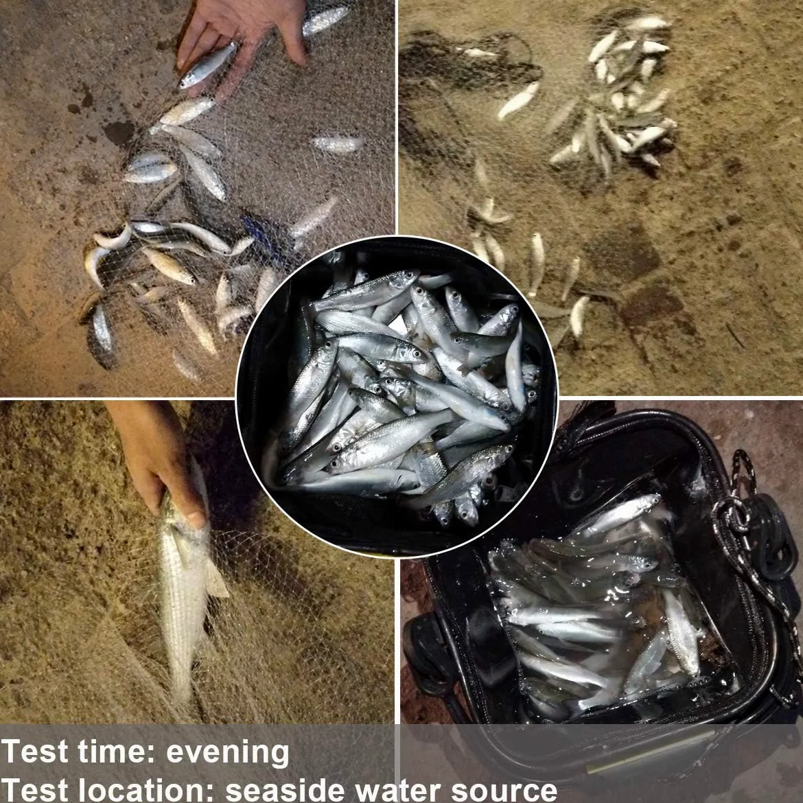 Drasry Red de pesca de agua salada para trampa de cebo con plomos pesados, red de tiro de peces. Tamaño de redes de agua dulce de 0,9 m/1,2 m/1,5 m/1,8 m/2,1 m/2,4 m/2,7 m/3 m