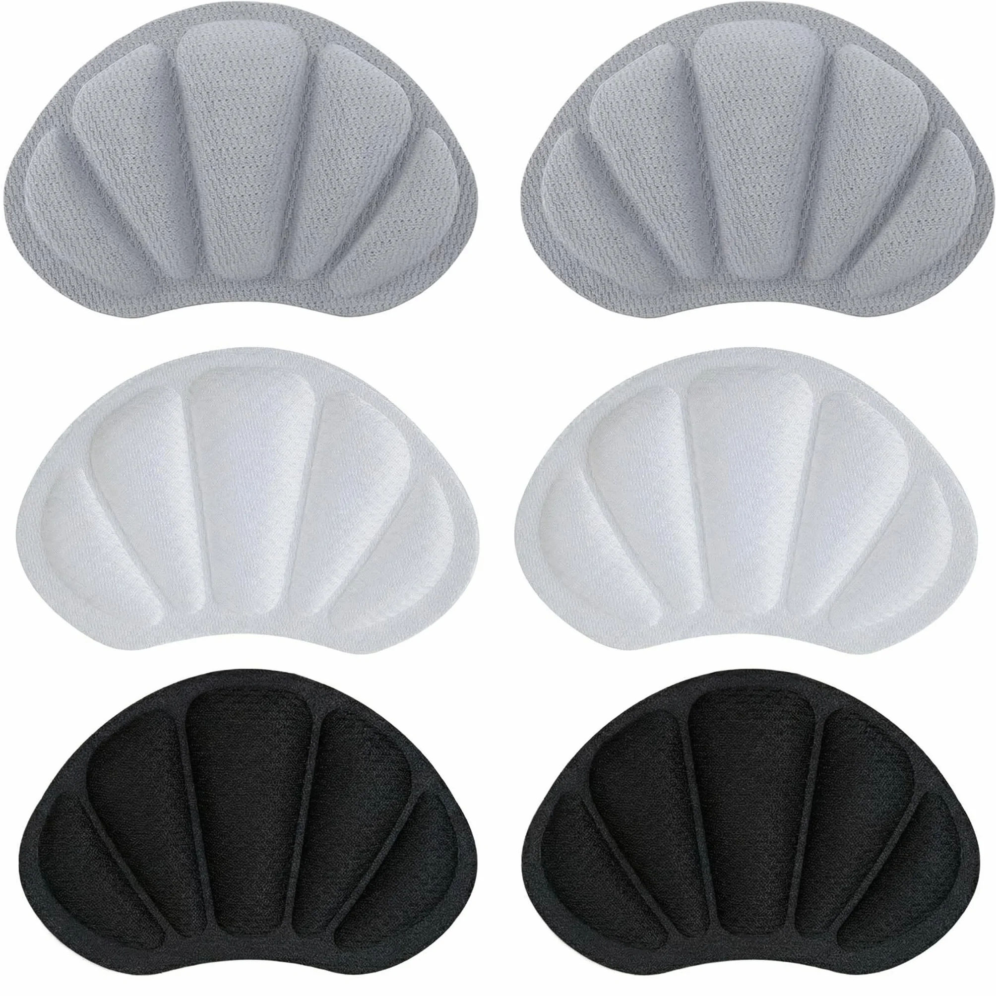 Almohadillas para talones autoadhesivas, taloneras protectoras antideslizantes, 3 pares