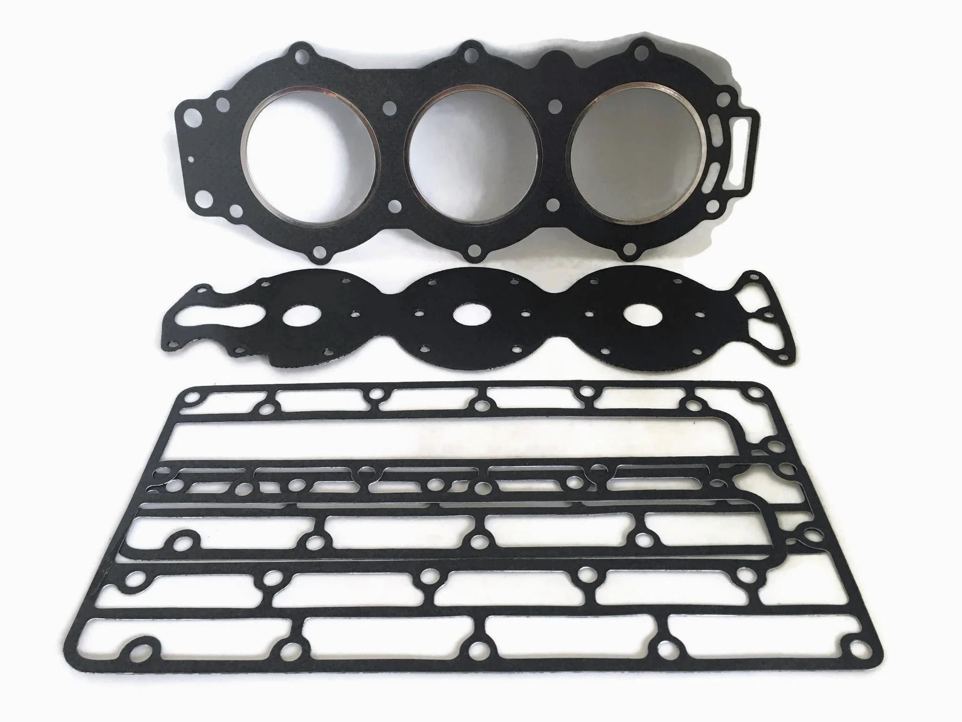 Motor de barco compatible con Yamaha Parsun fuera de borda 75CV 85CV 688-W0001-00 01 Kit de juntas de cabeza de potencia Motor de 2 tiempos