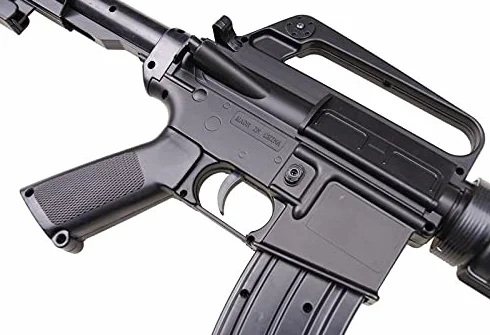 2EAGLE Fusil de Airsoft Well M4 MR711 - Modelo de Muelle - Amarre/Disparo Manual - Color: Negro - Potencia 0,5 Joule