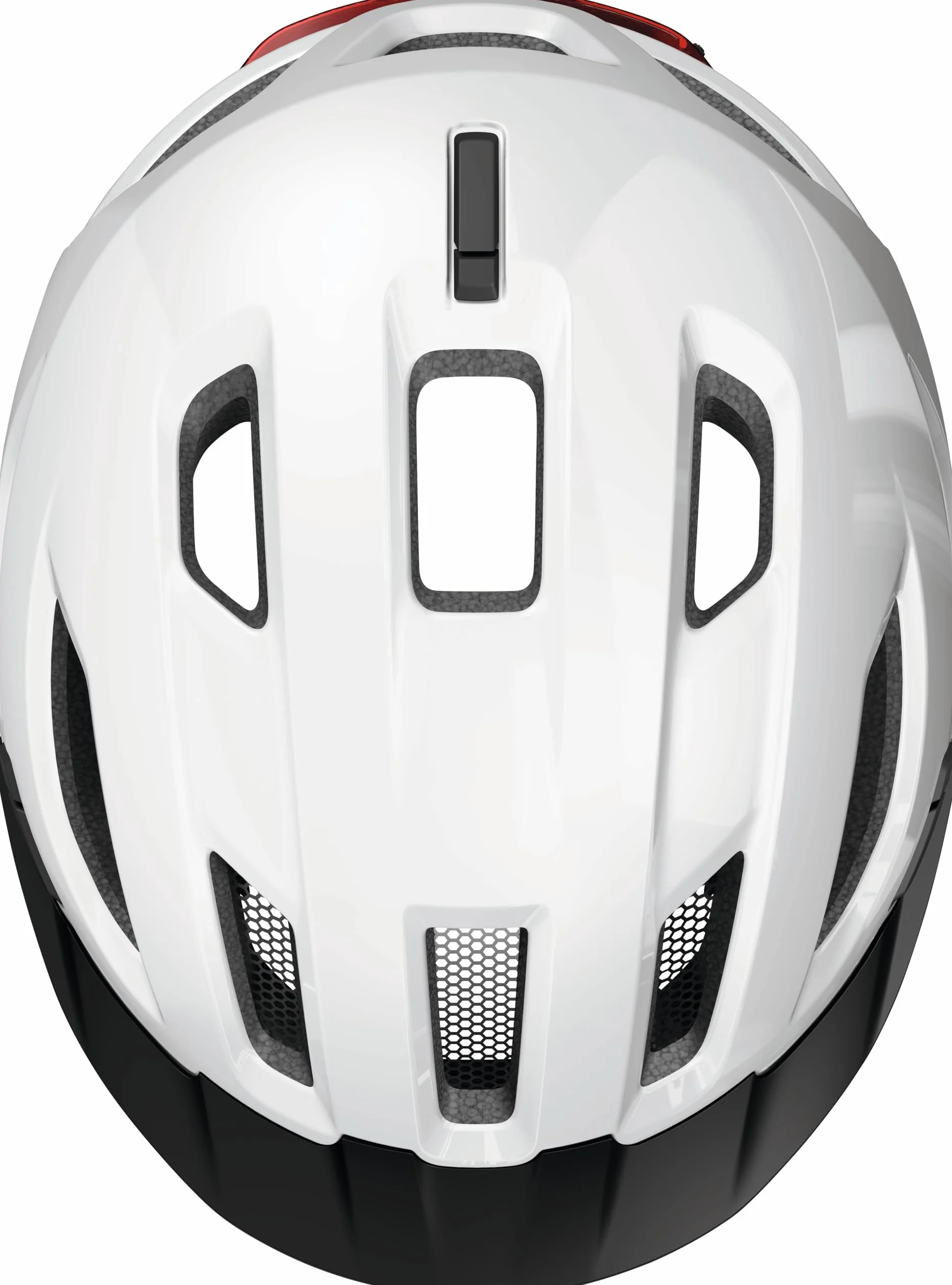 ABUS Urban-I 4.0 - Casco de Bicicleta con luz Trasera Recargable, 2 Modos de luz, Paraguas, Apertura de Trenza y Cierre magnético, para jóvenes, Mujeres y Hombres
