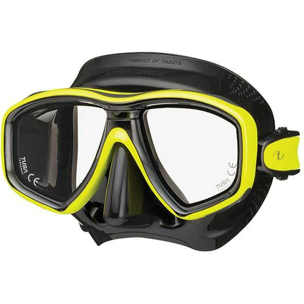 Tusa M212 Freedom CEOS Mask Gafas Bucear Black/Yellow