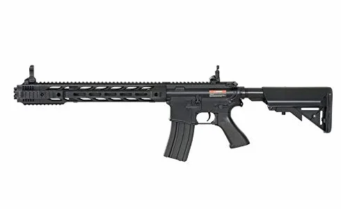 Fusil Rifle réplica Airsoft eléctrica CM.518 M4 Negra Cyma con batería, Cargador de batería y Cargador de Bolas hi-Cap