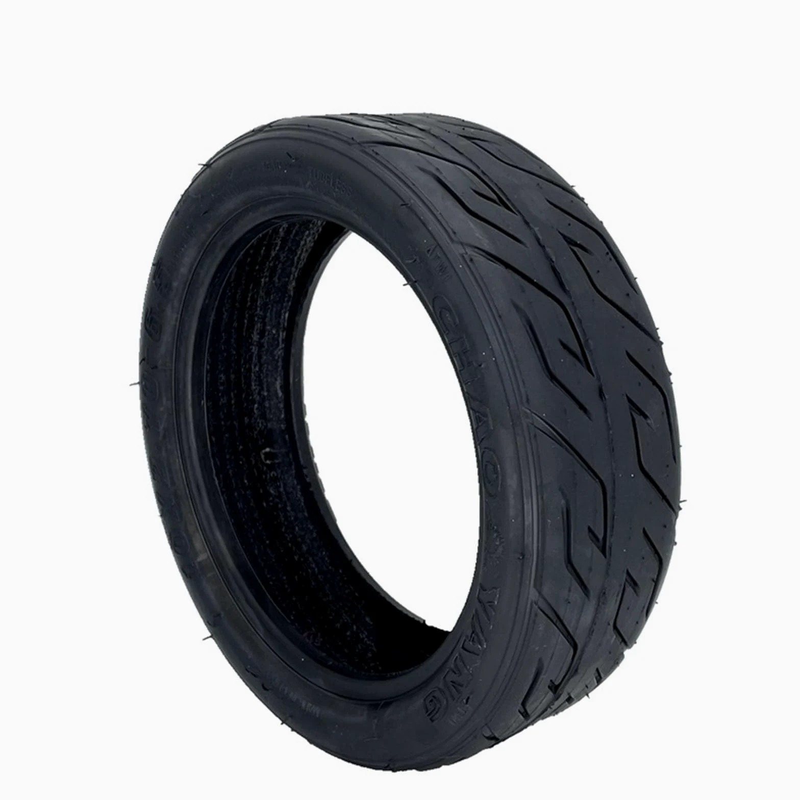 Neumático para Patinete eléctrico, 10 x 2,70-6,5, sin cámara, 10 Pulgadas, con Exterior de vacío, de Repuesto, neumáticos de Goma Maciza a Prueba de explosiones para Patinete de Equilibrio, 2 unidade