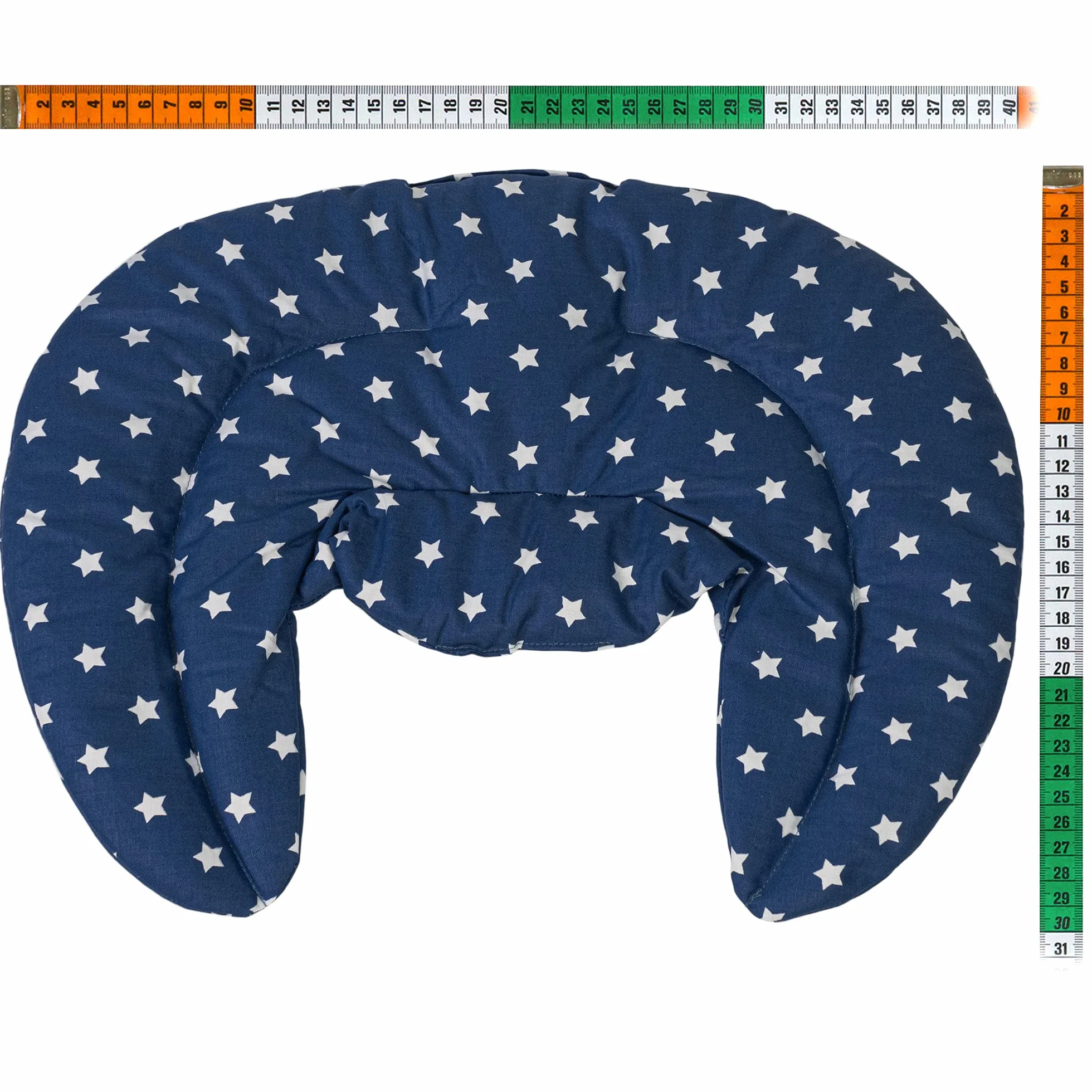 Almohada térmica con huesos de cerezas Cojín cervical de calor cuello estrella azul