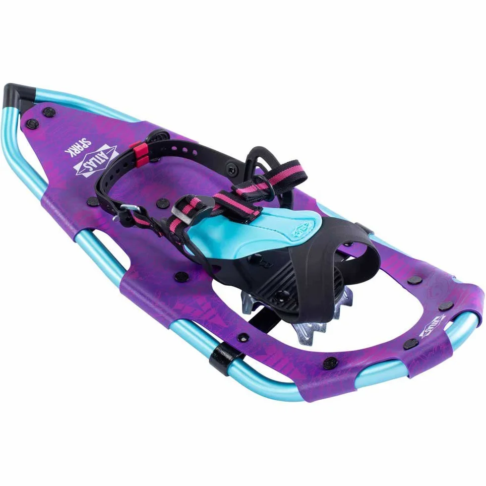 ATLAS 16E0013 - Raquetas de Nieve Unisex Juvenil, Color Morado